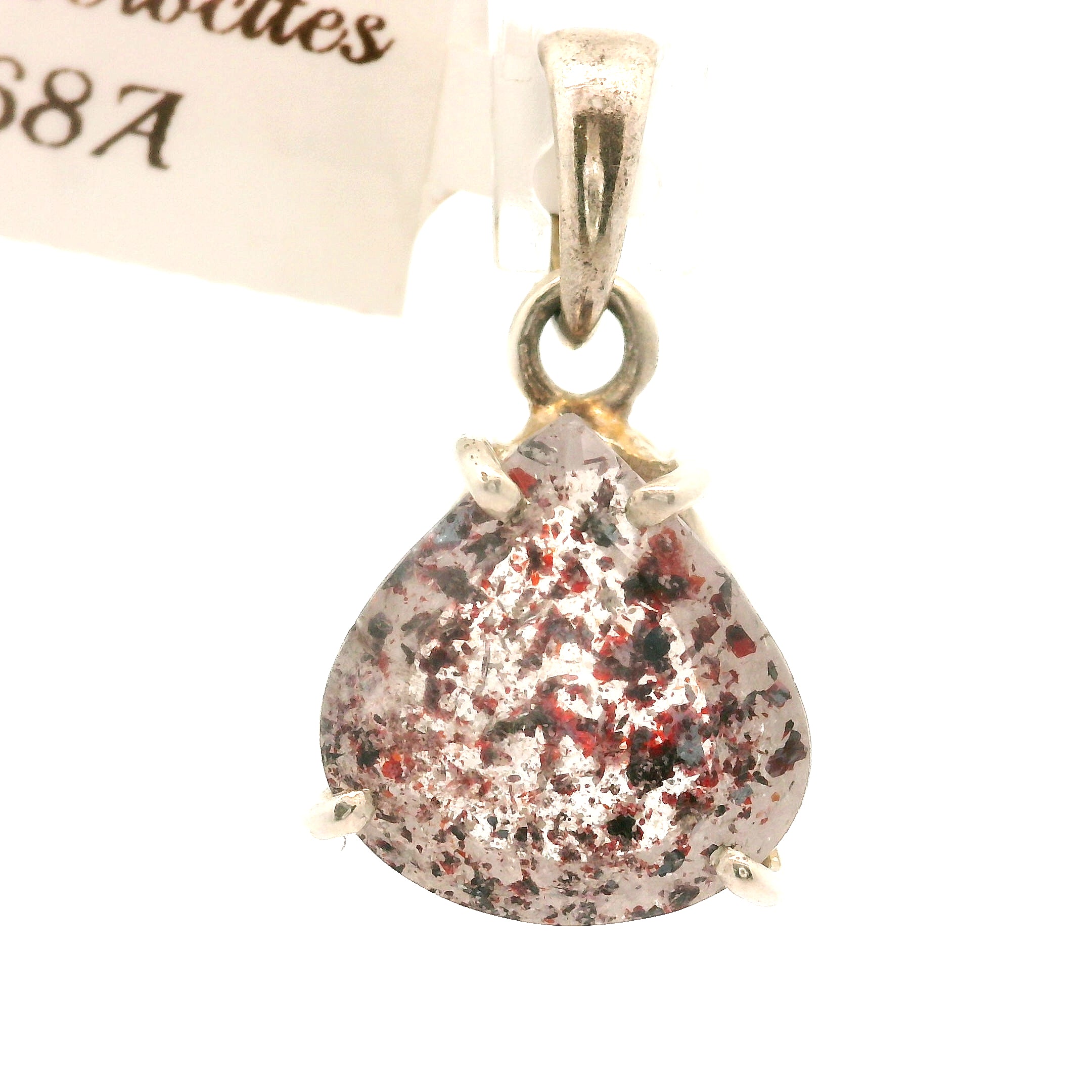 Lepidocrocite Pendant .925 Silver for Healthy Relationships and Opening your Heart to Love
