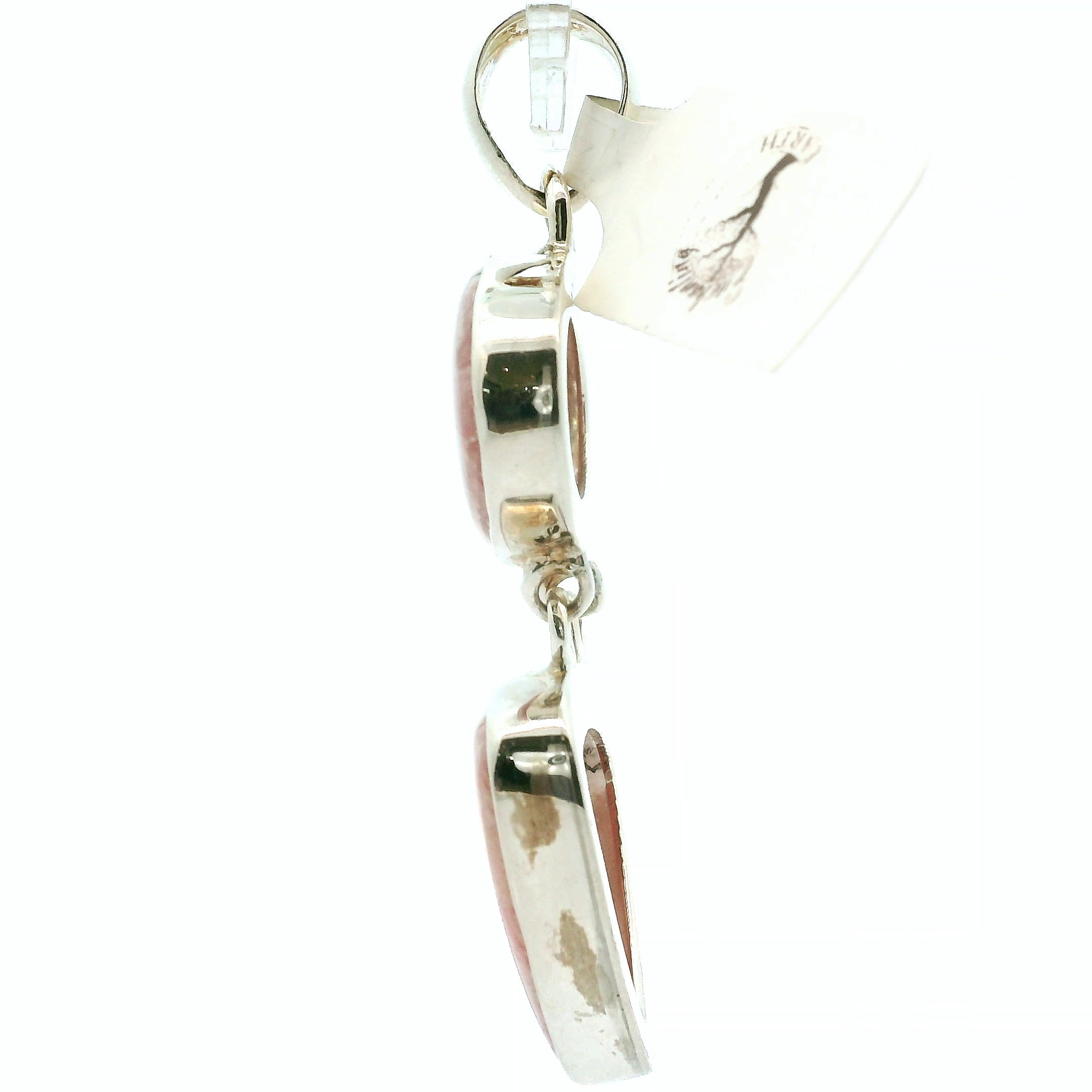 Rhodochrosite Multi-stone Pendant .925 Silver for Heart Healing and Opening your Heart to Love