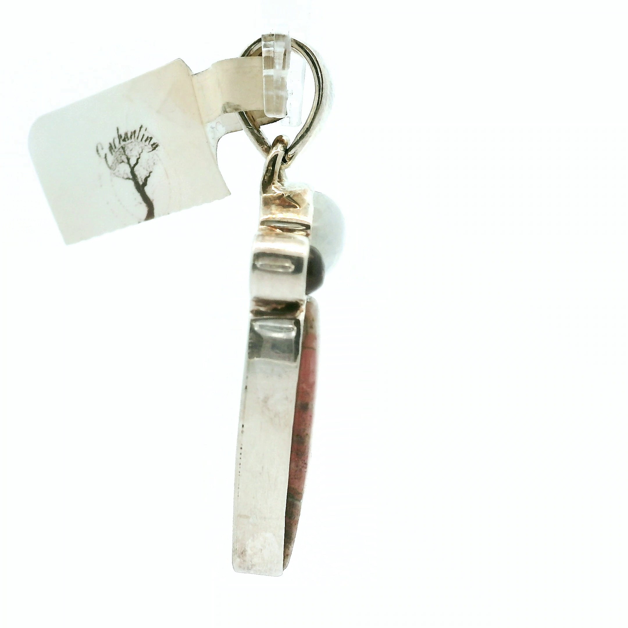 Rhodochrosite Multi-stone Pendant .925 Silver for Heart Healing and Opening your Heart to Love