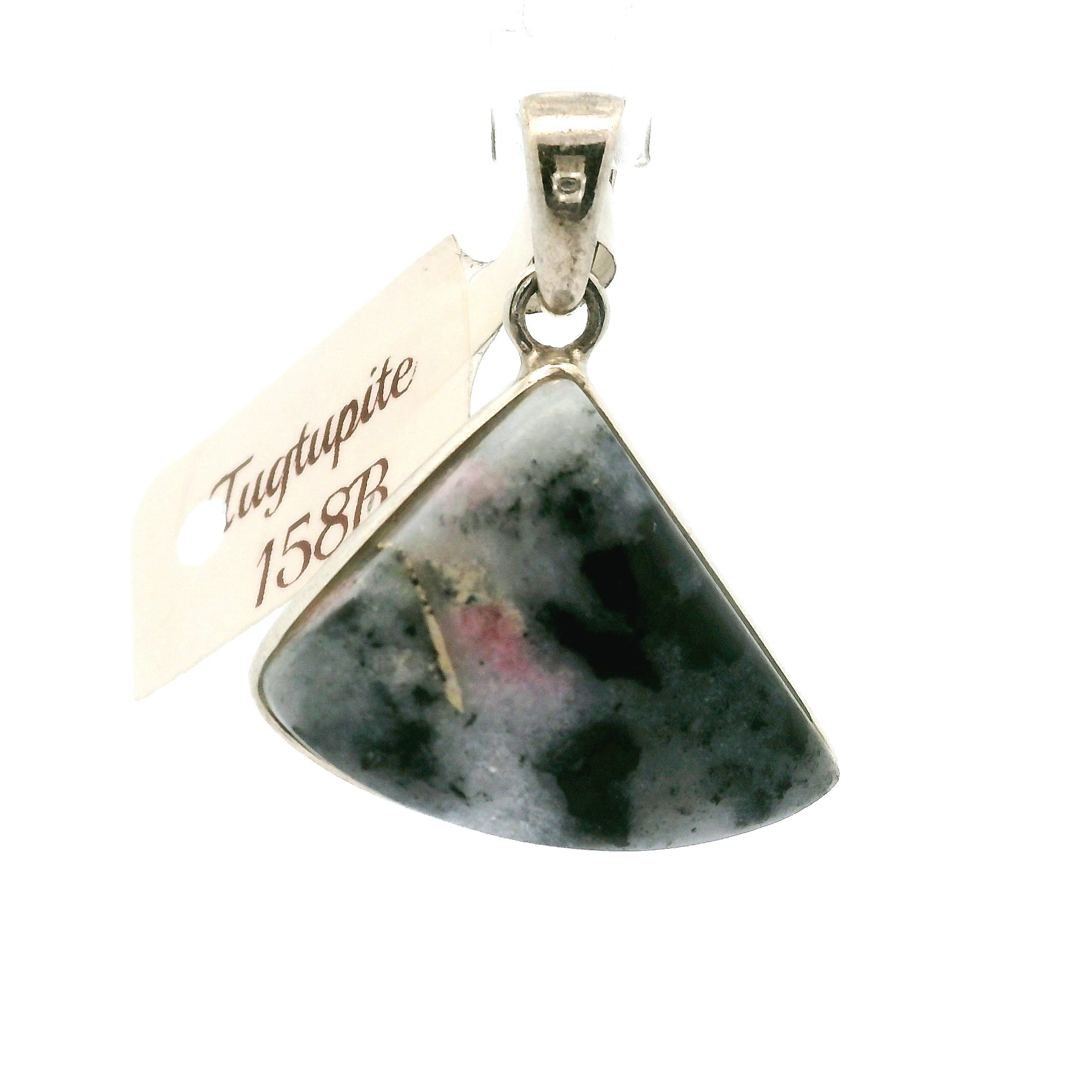 Tugtupite Pendant 925 Silver for Joy, Love and Empowerment