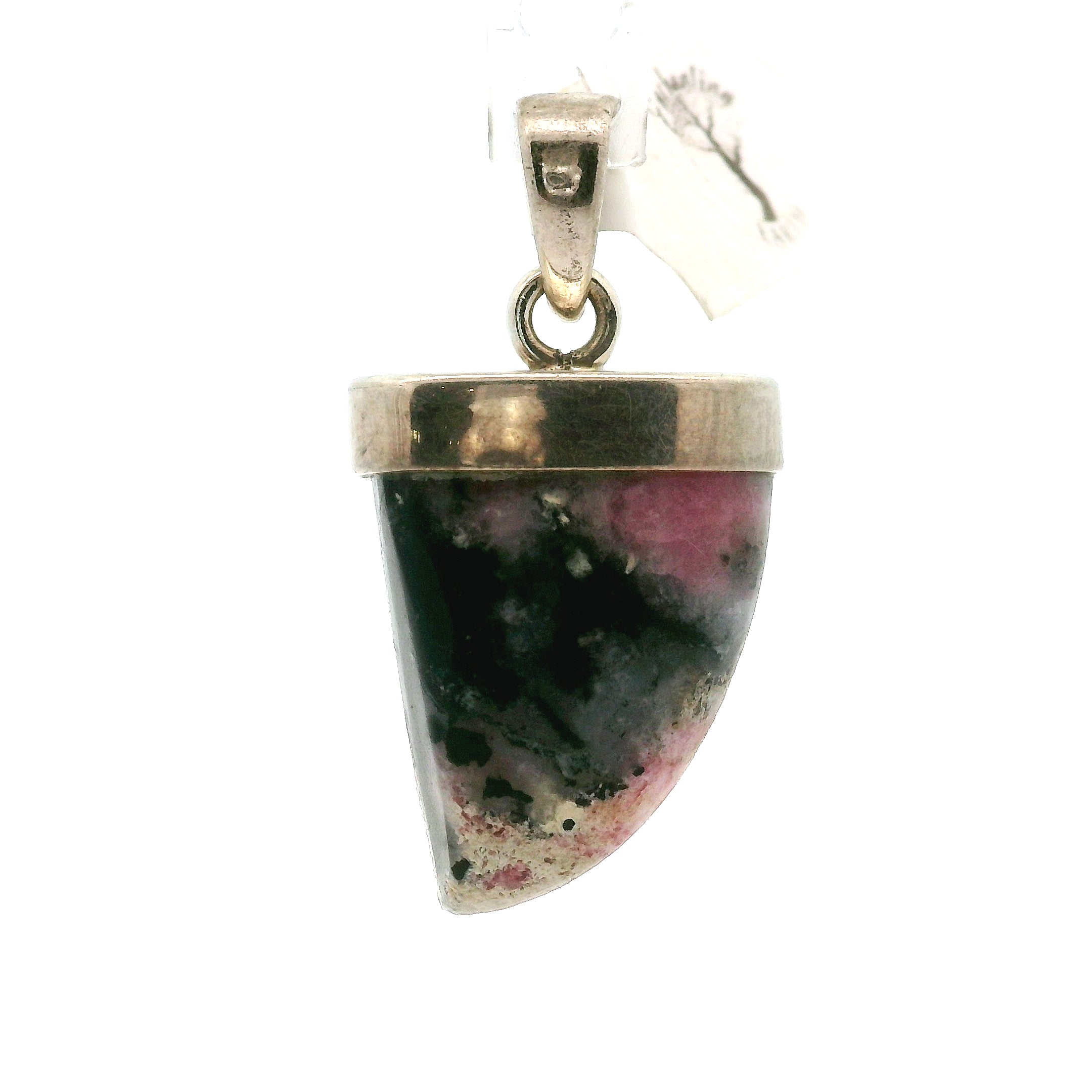 Tugtupite Pendant 925 Silver for Joy, Love and Empowerment
