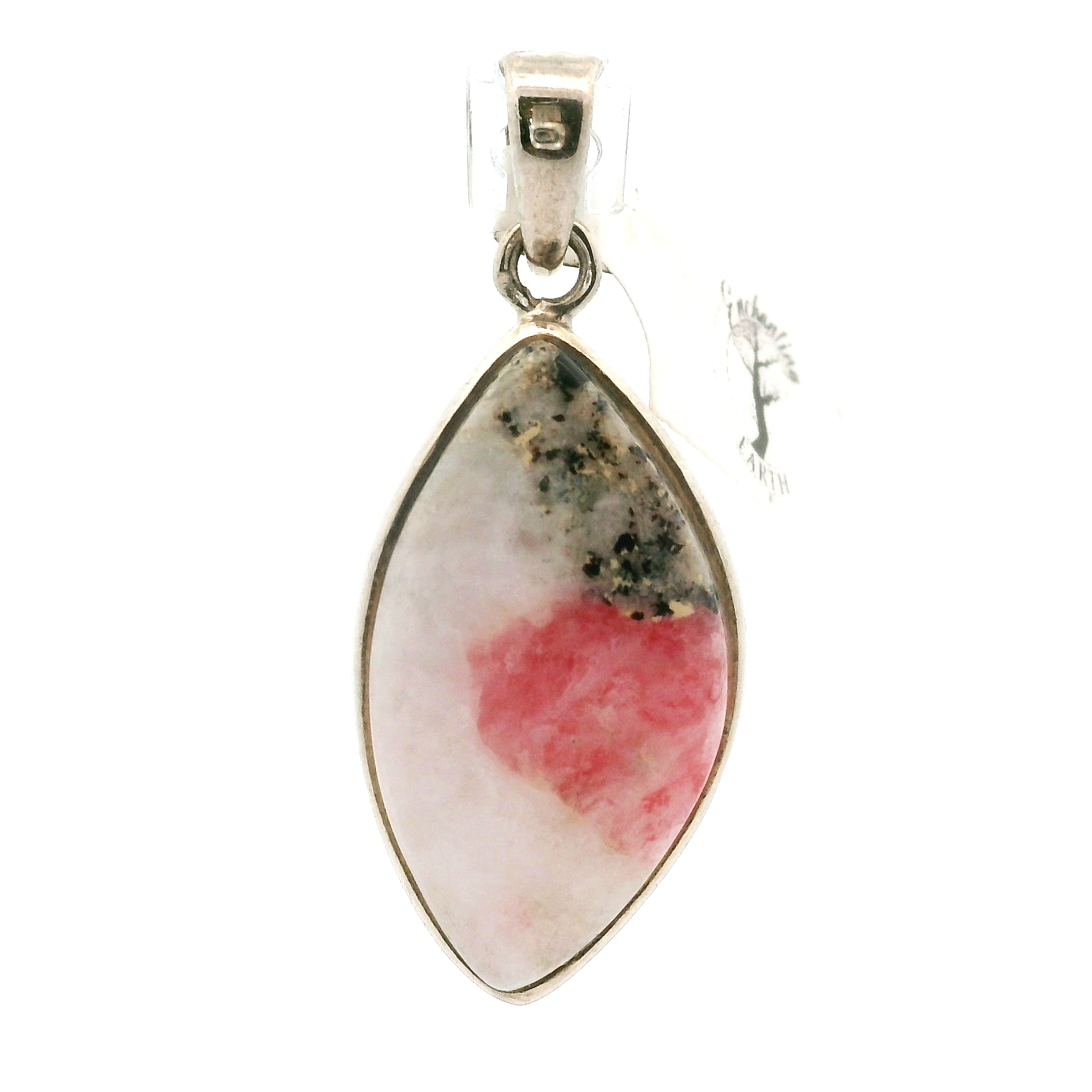Tugtupite Pendant 925 Silver for Joy, Love and Empowerment