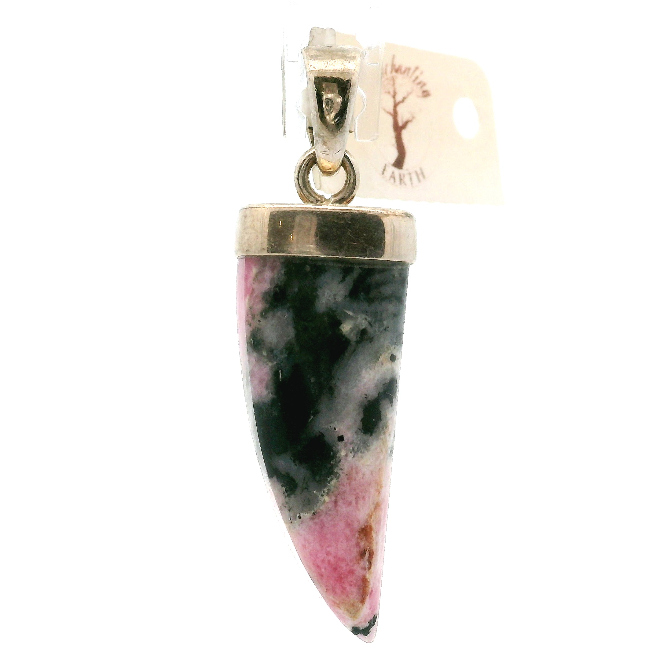 Tugtupite Pendant 925 Silver for Joy, Love and Empowerment
