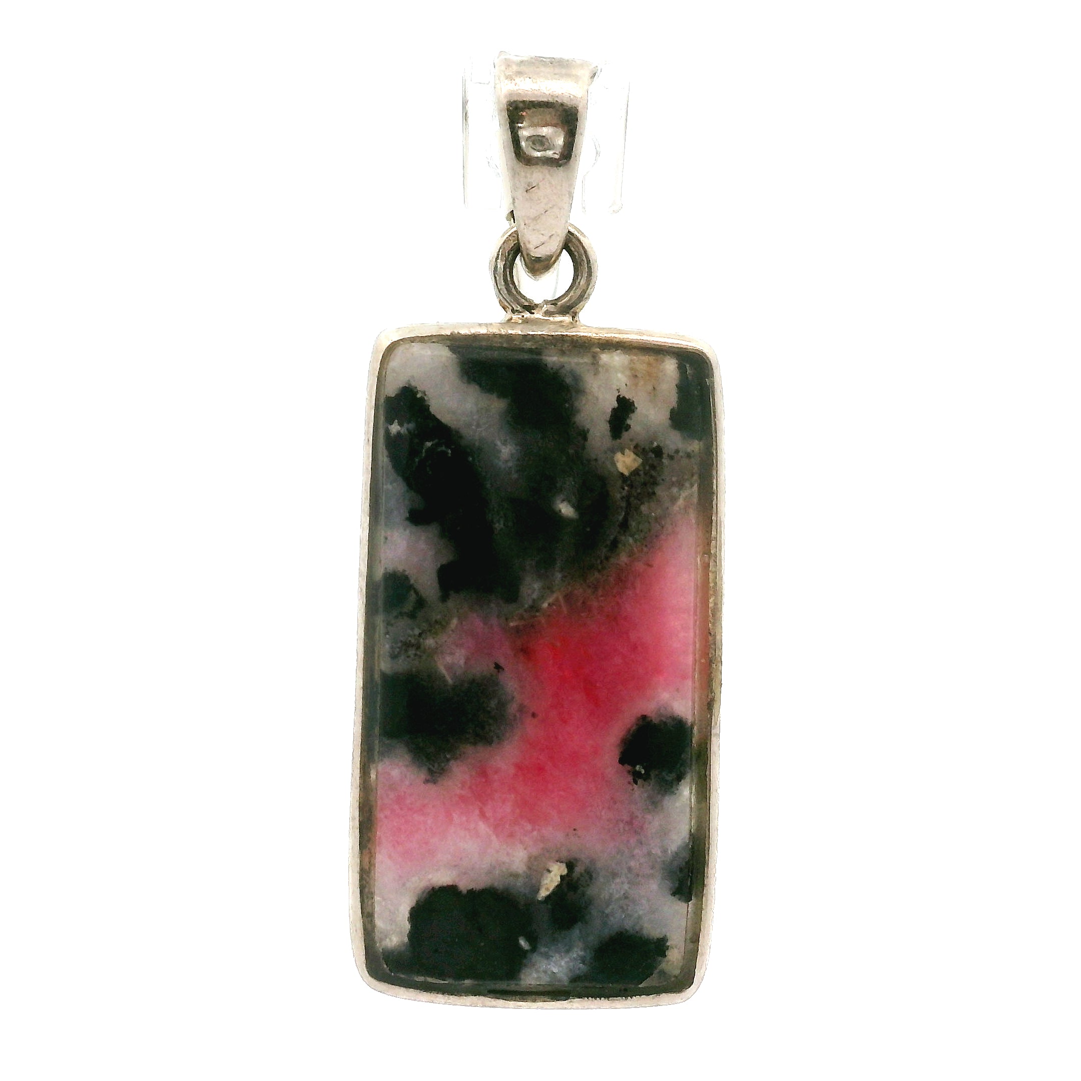 Tugtupite Pendant 925 Silver for Joy, Love and Empowerment