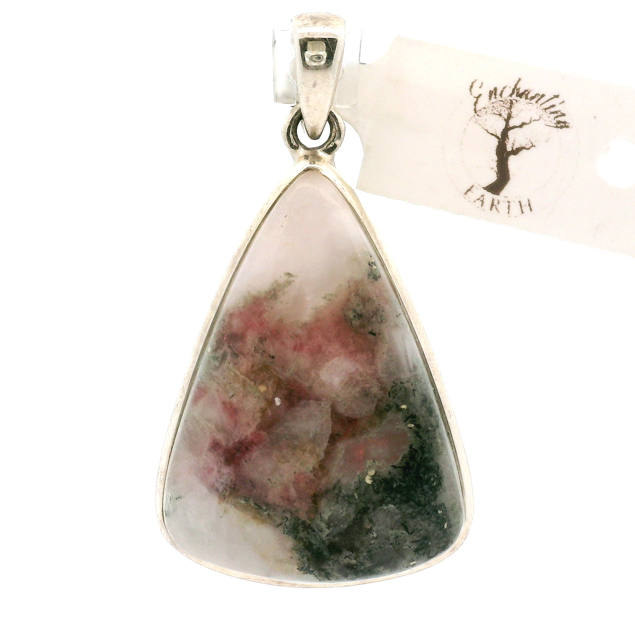 Tugtupite Pendant 925 Silver for Joy, Love and Empowerment