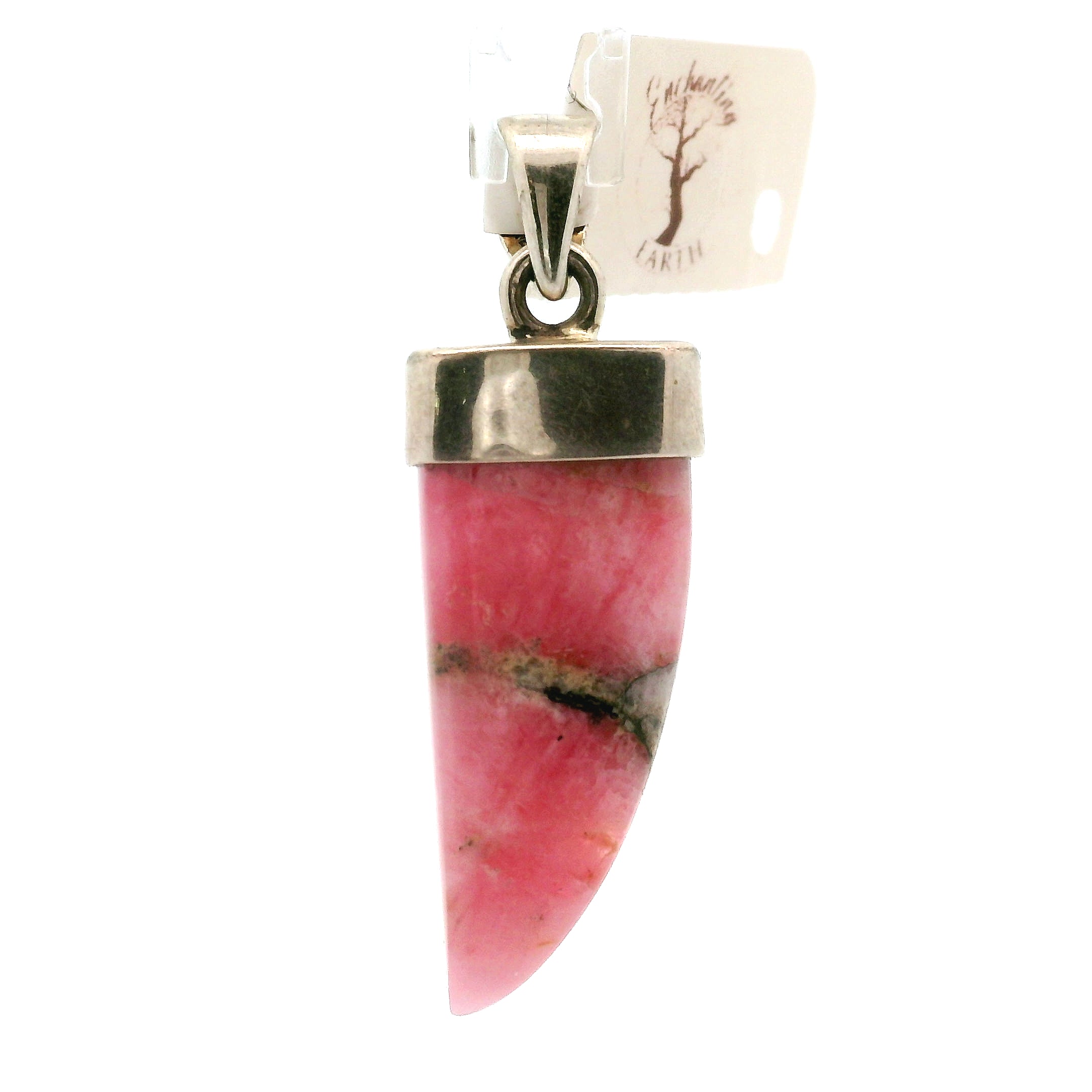 Tugtupite Pendant 925 Silver for Joy, Love and Empowerment