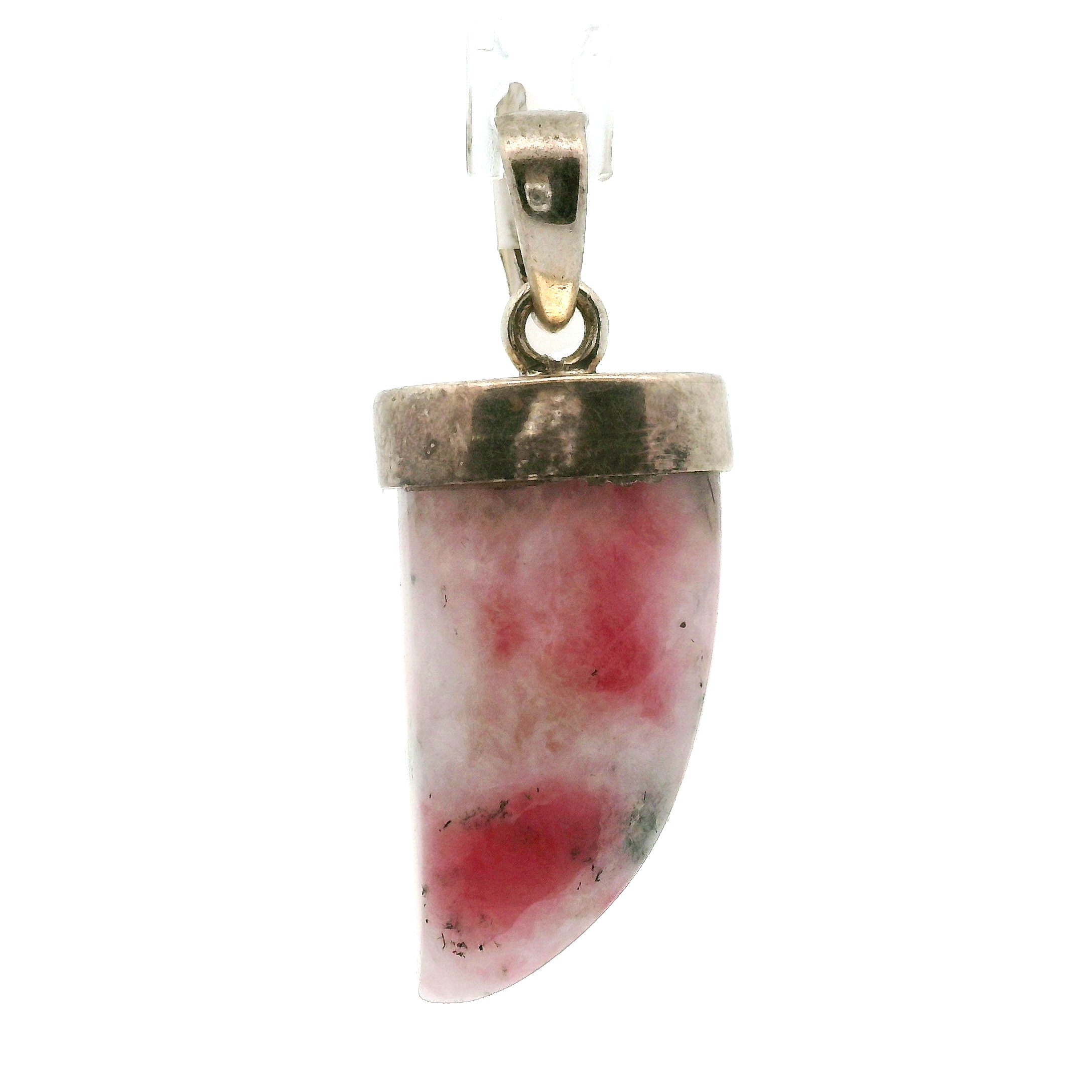 Tugtupite Pendant 925 Silver for Joy, Love and Empowerment