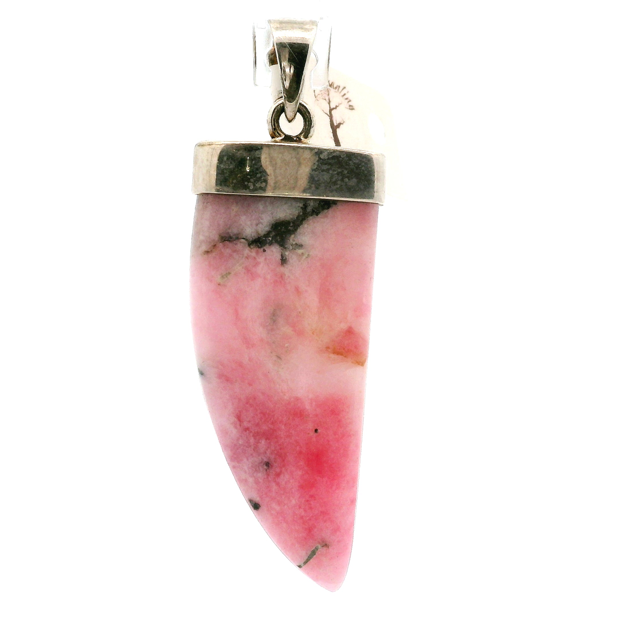 Tugtupite Pendant 925 Silver for Joy, Love and Empowerment