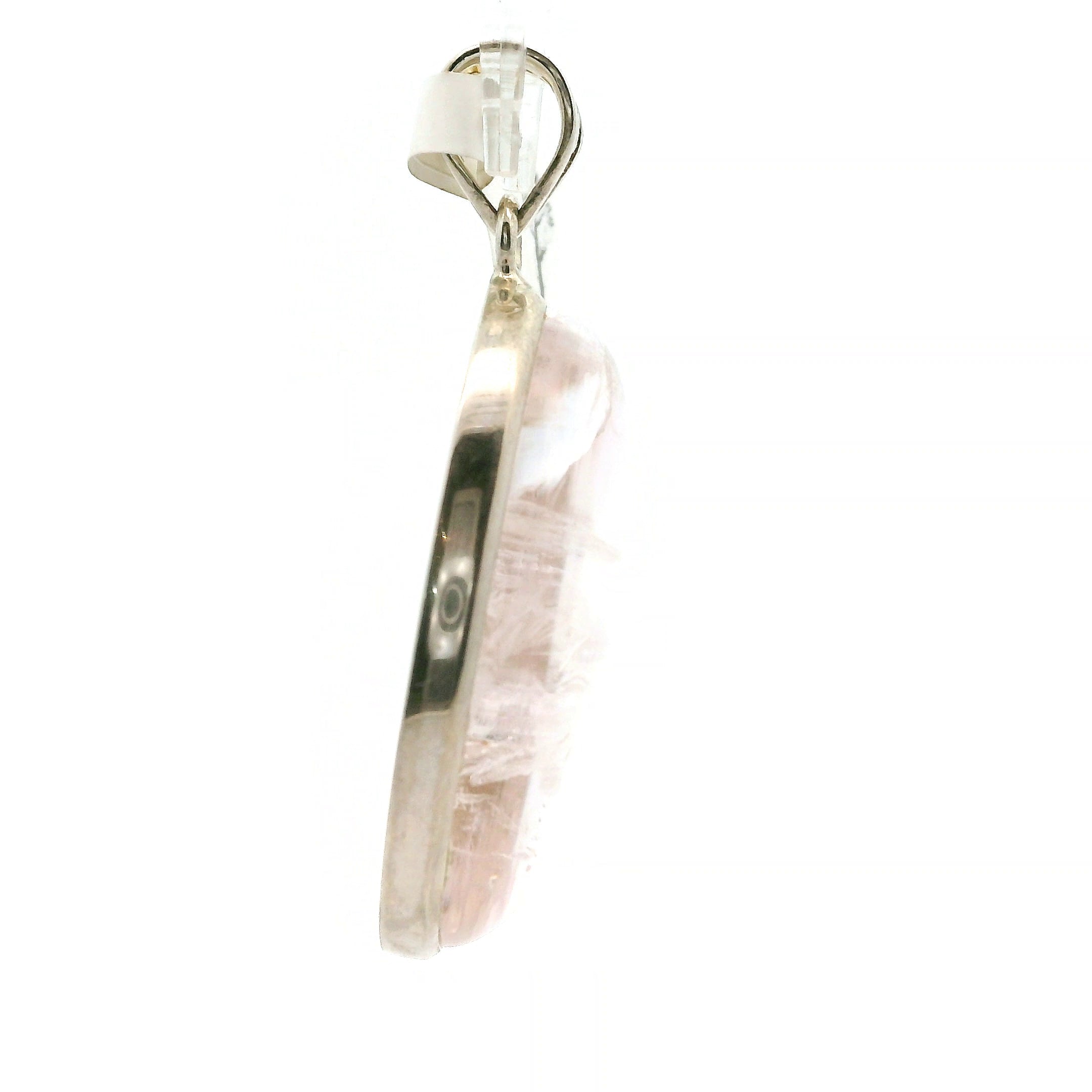 Danburite Pendant .925 Silver for Connection with Higher Realms, Peace and Self Acceptance