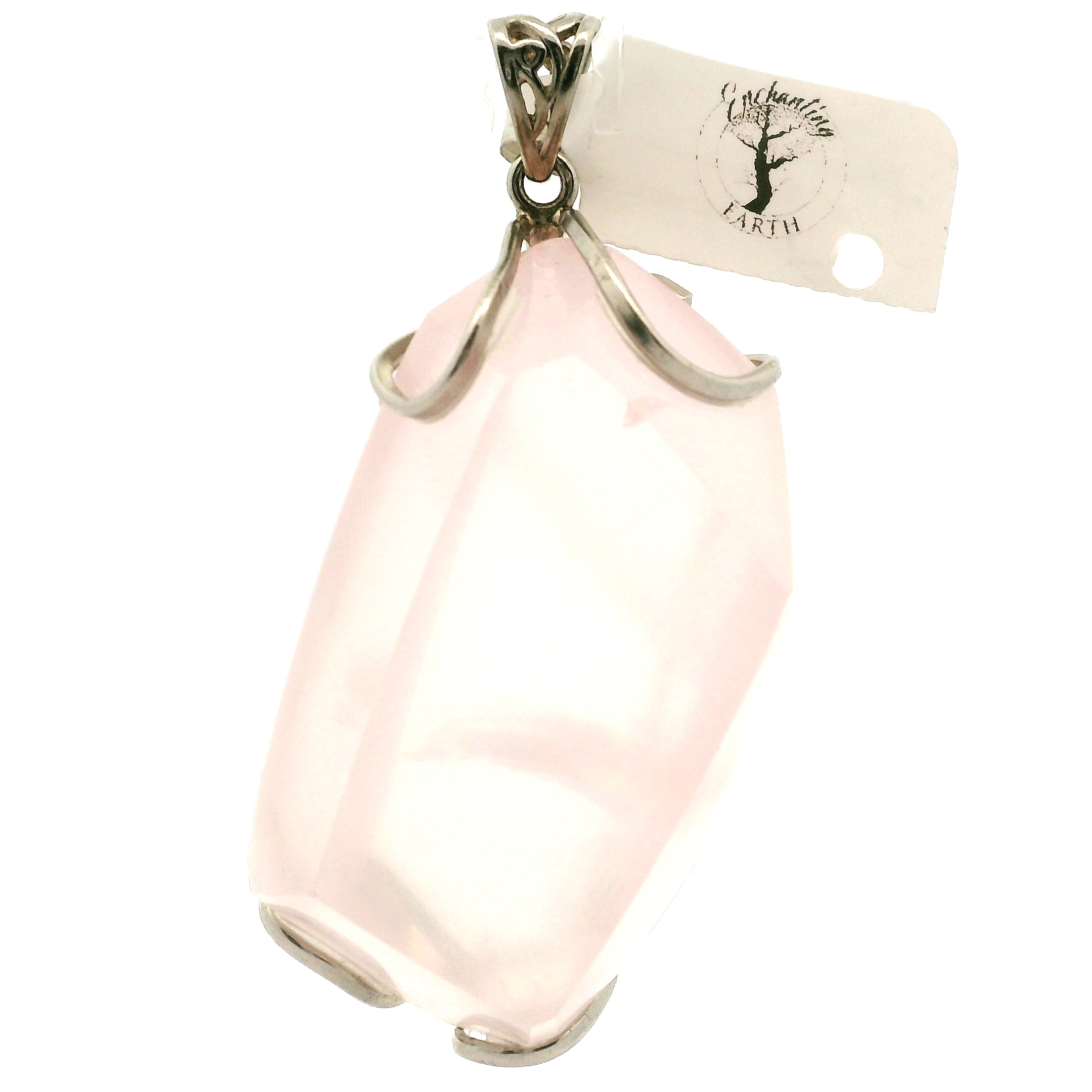 Mozambique Rose Quartz Pendant for Self Love And Healthy Aura Healing