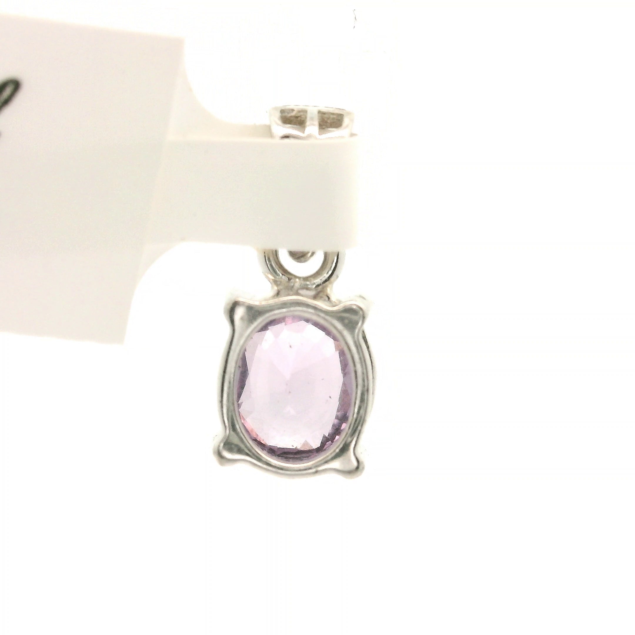 Lavender Spinel Mini Pendant .925 Silver for Spirituality, Mystery, and Imagination