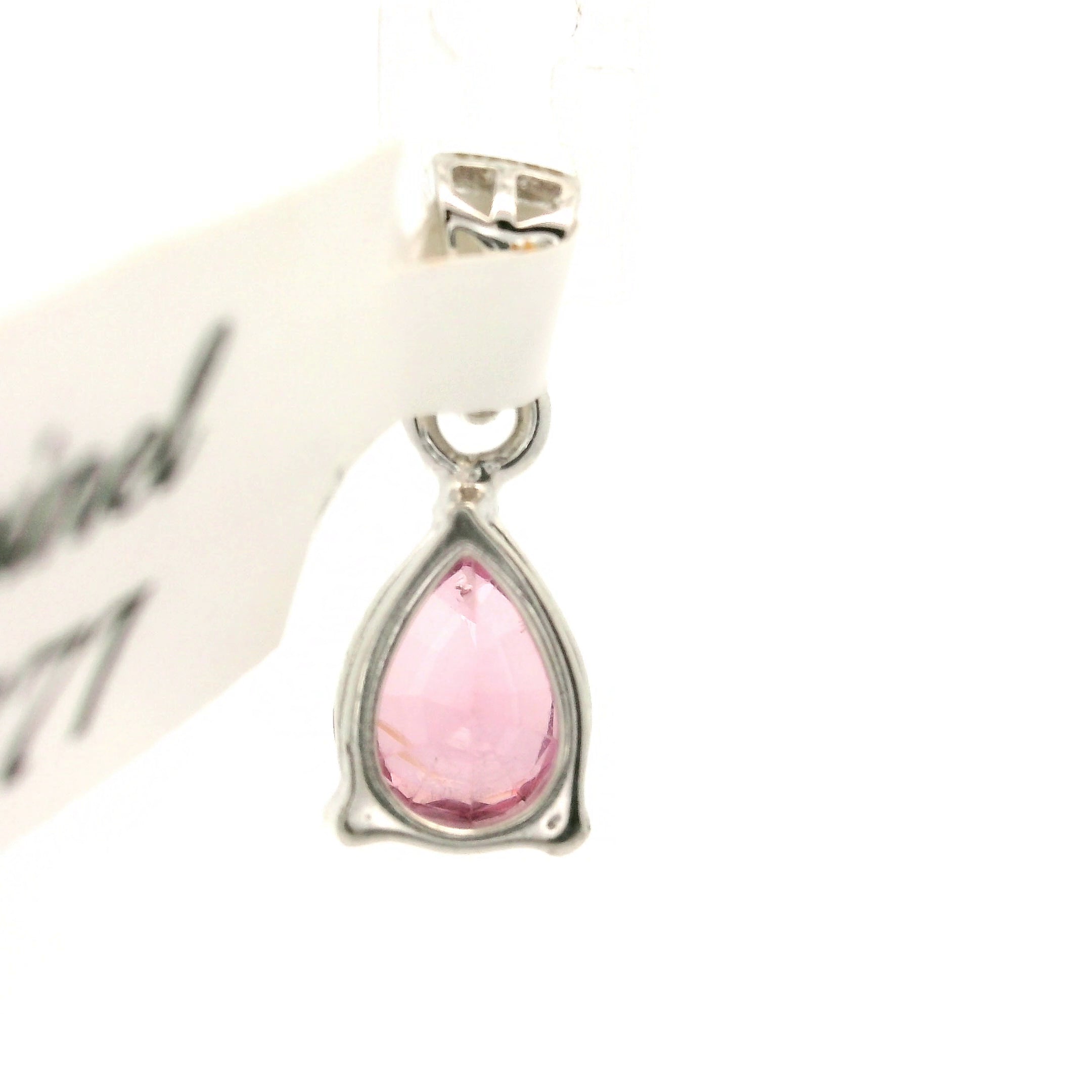 Magenta Spinel Mini Pendant .925 Silver for Love and Harmony