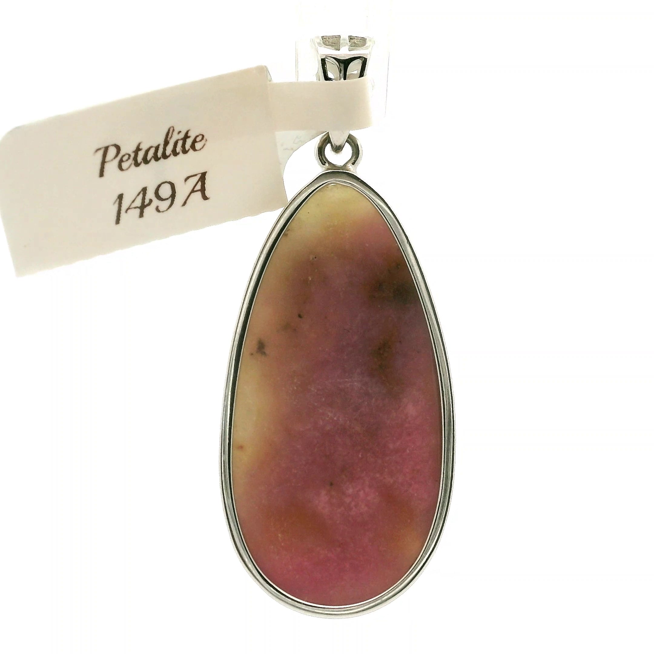 Pink Petalite Pendant 925 Silver for Empowerment and Love