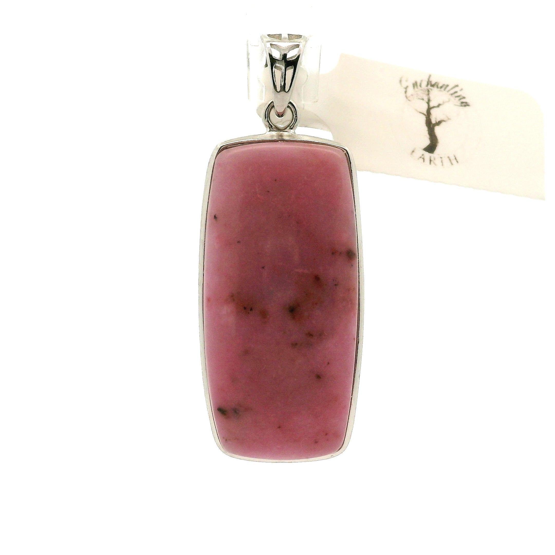 Pink Petalite Pendant 925 Silver for Empowerment and Love