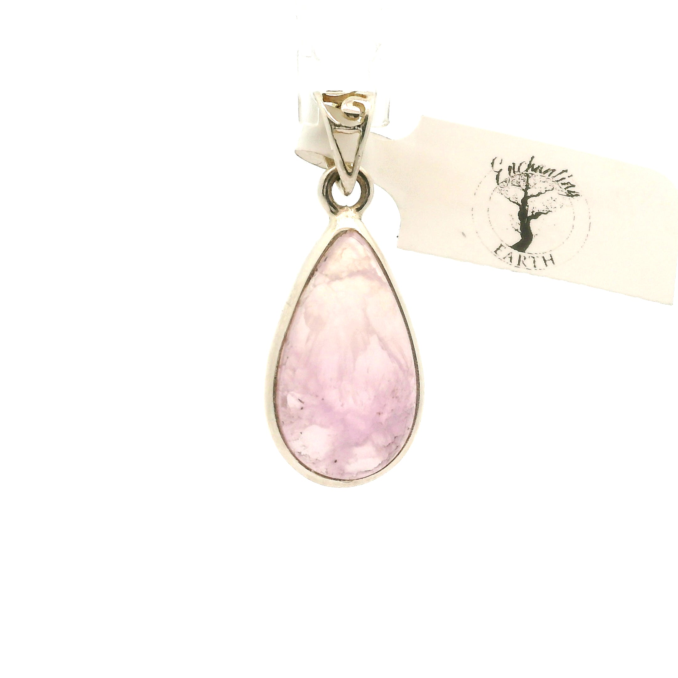 Pink Aragonite Pendants .925 Sterling Silver for Attracting Love, Harmonizing Relationships and Knowing your Worth