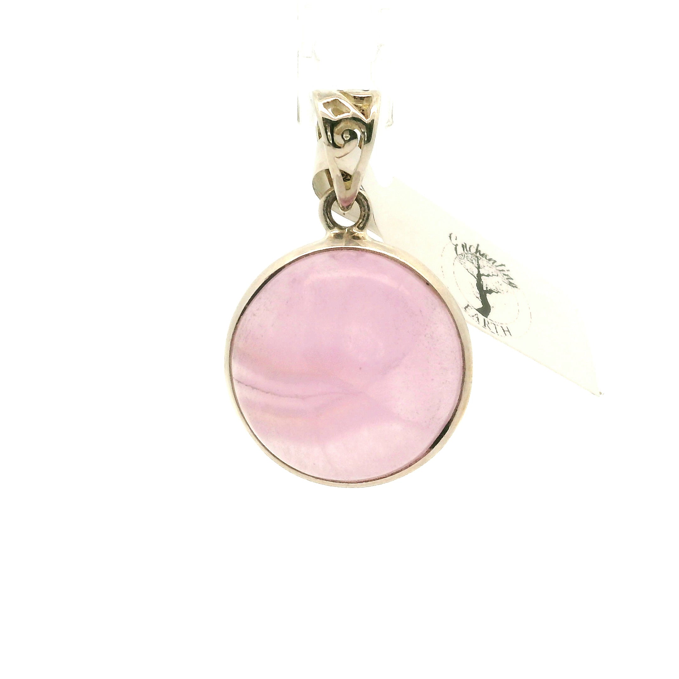 Pink Aragonite Pendants .925 Sterling Silver for Attracting Love, Harmonizing Relationships and Knowing your Worth