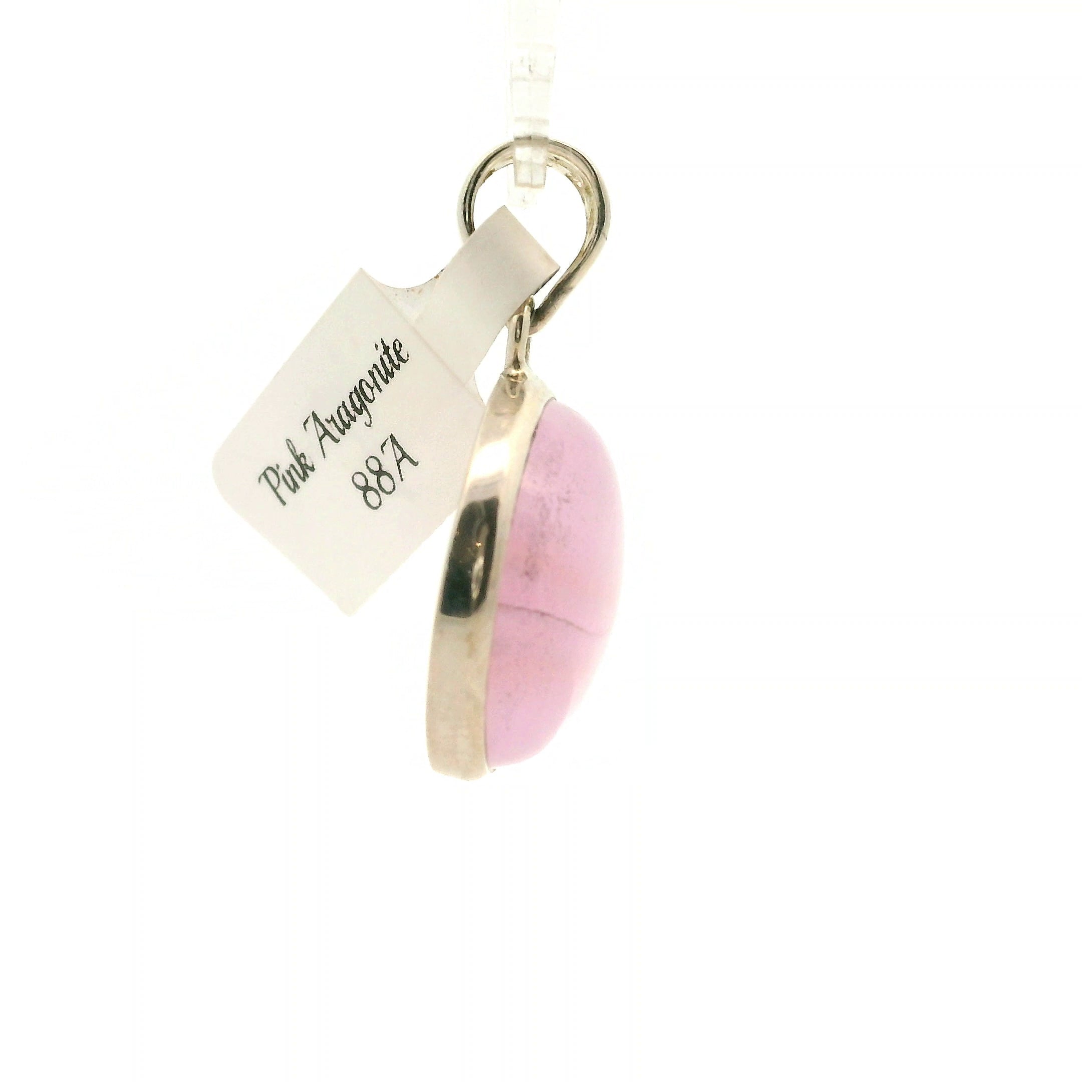 Pink Aragonite Pendants .925 Sterling Silver for Attracting Love, Harmonizing Relationships and Knowing your Worth
