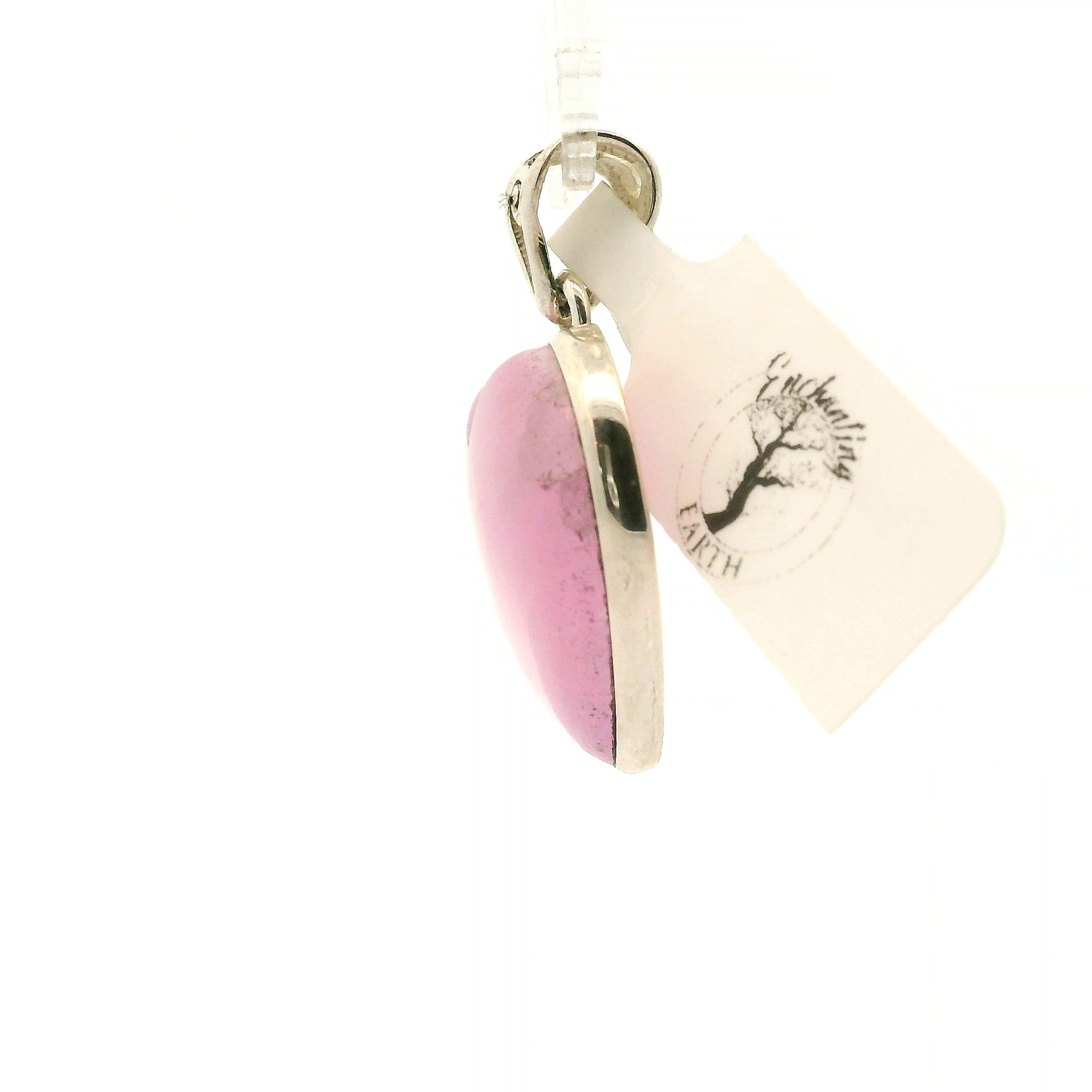 Pink Aragonite Pendants .925 Sterling Silver for Attracting Love, Harmonizing Relationships and Knowing your Worth