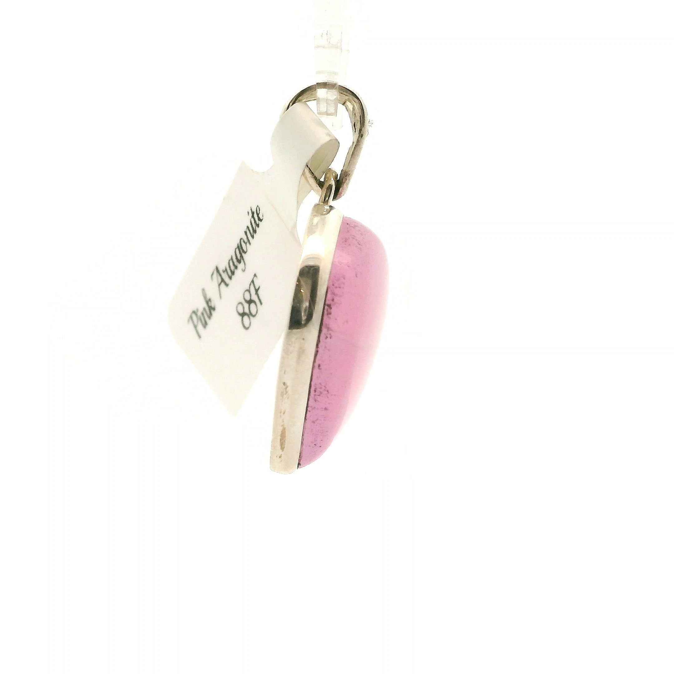 Pink Aragonite Pendants .925 Sterling Silver for Attracting Love, Harmonizing Relationships and Knowing your Worth