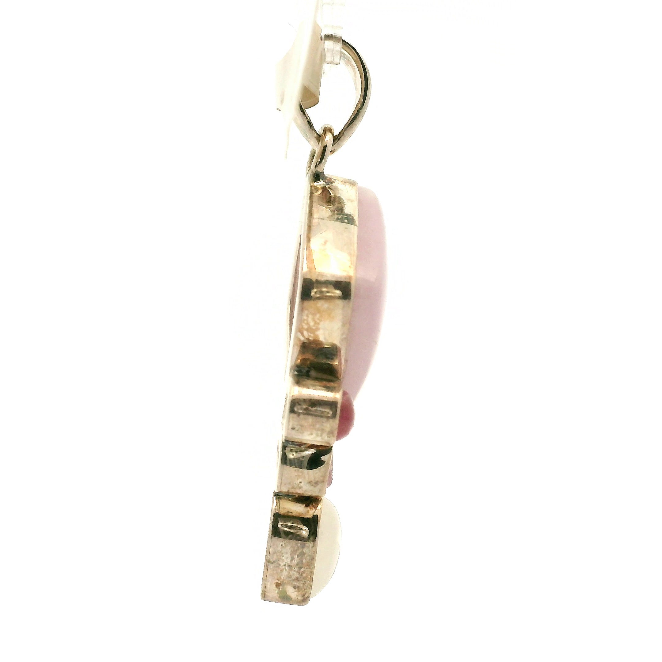 Kunzite Multi-Stone Pendant .925 Silver for Opening Your Heart to Love, Emotional and Family Healing