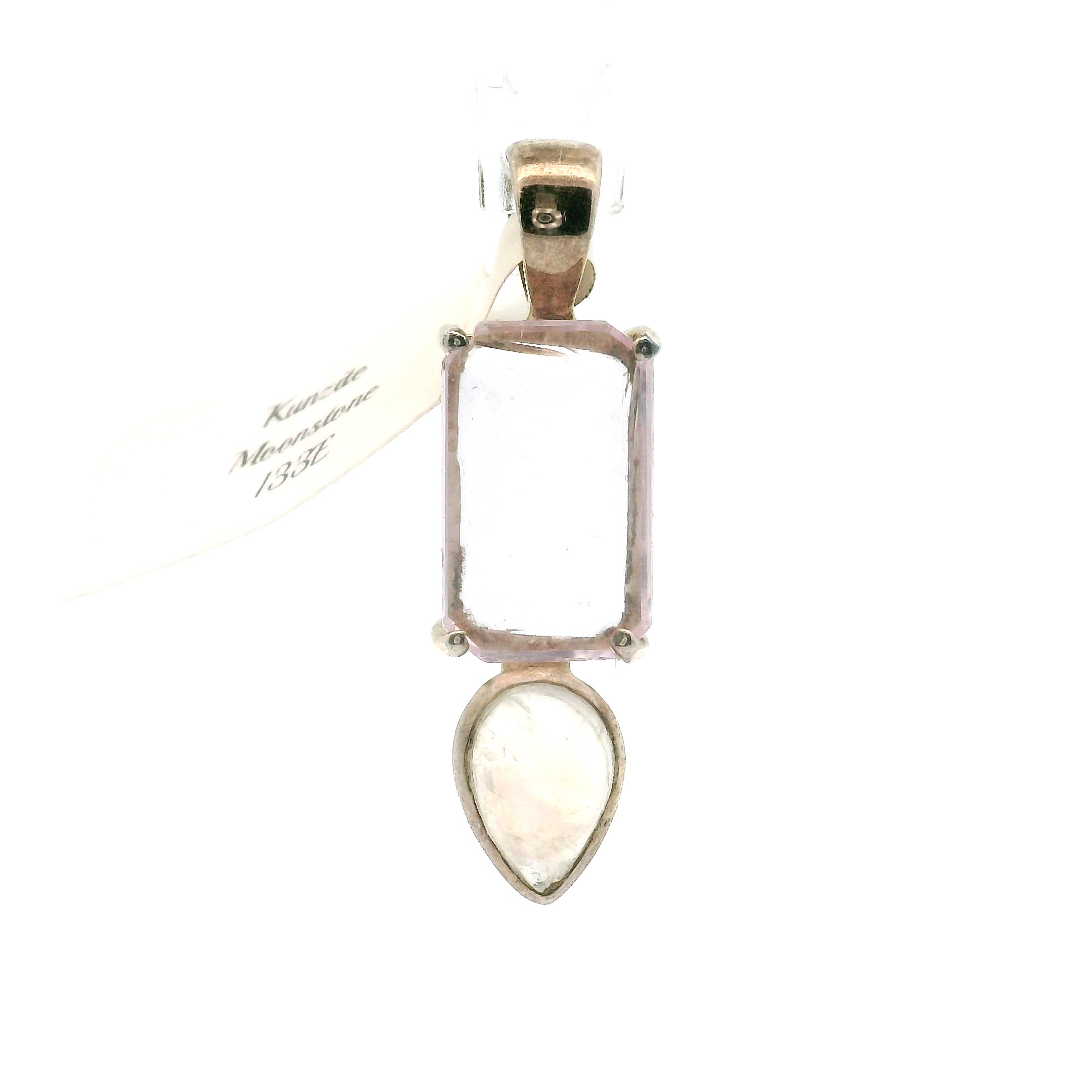 Kunzite Multi-Stone Pendant .925 Silver for Opening Your Heart to Love, Emotional and Family Healing