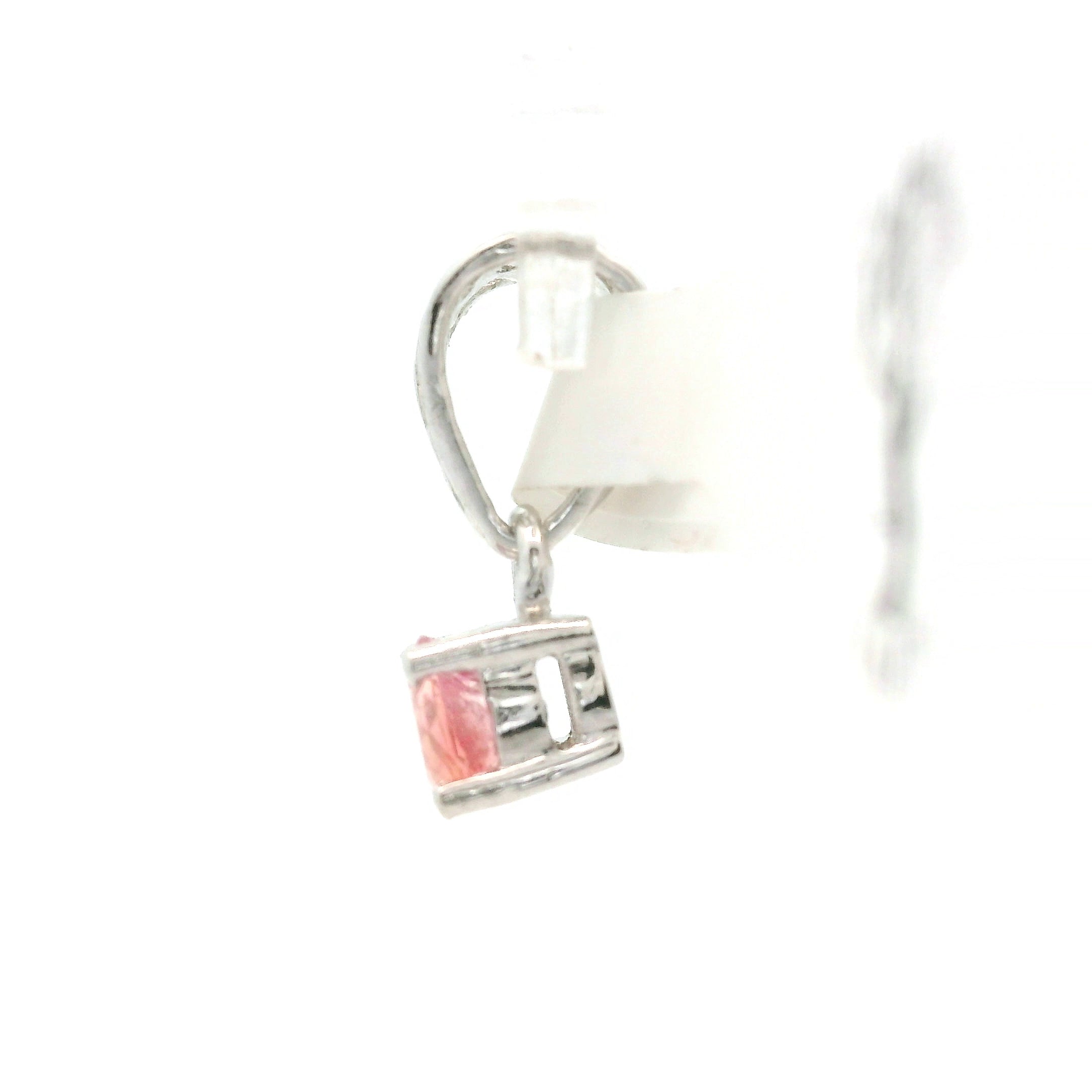 Pezzottaite Mini Pendant 925 Silver for Joy, Love and Empowerment