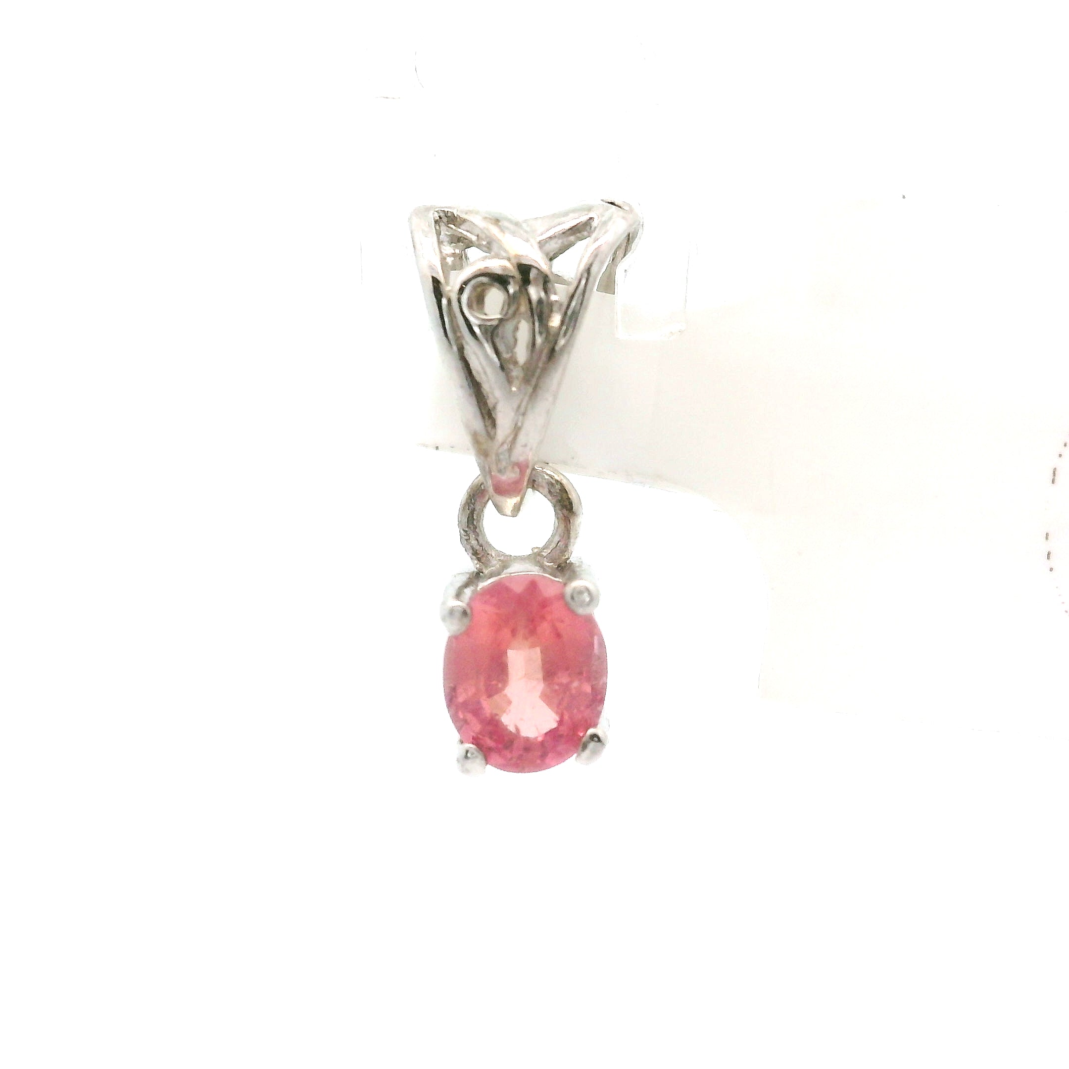 Pezzottaite Mini Pendant 925 Silver for Joy, Love and Empowerment
