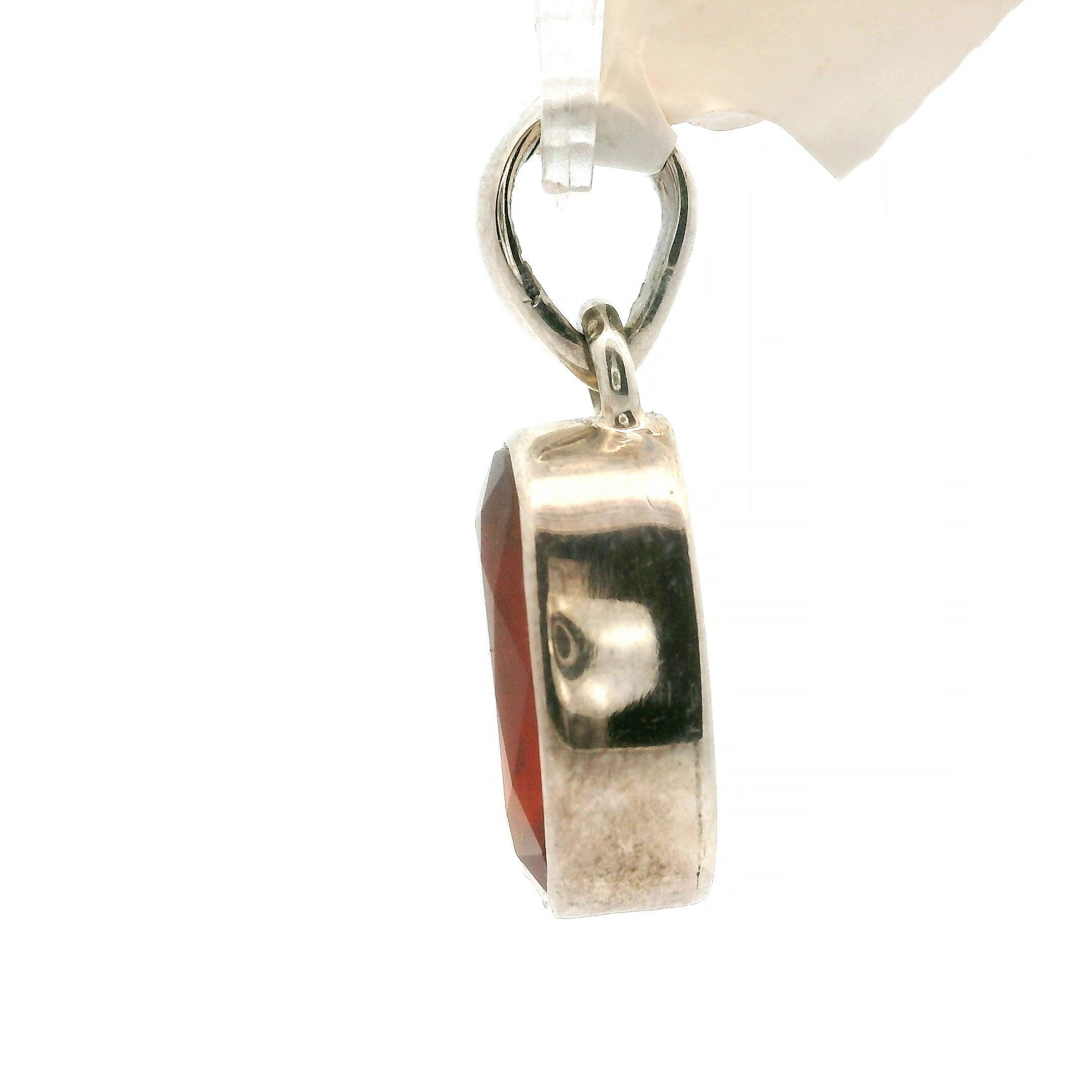 Orange Kyanite Pendant .925 Silver for Meditation and Energetic Cleansing