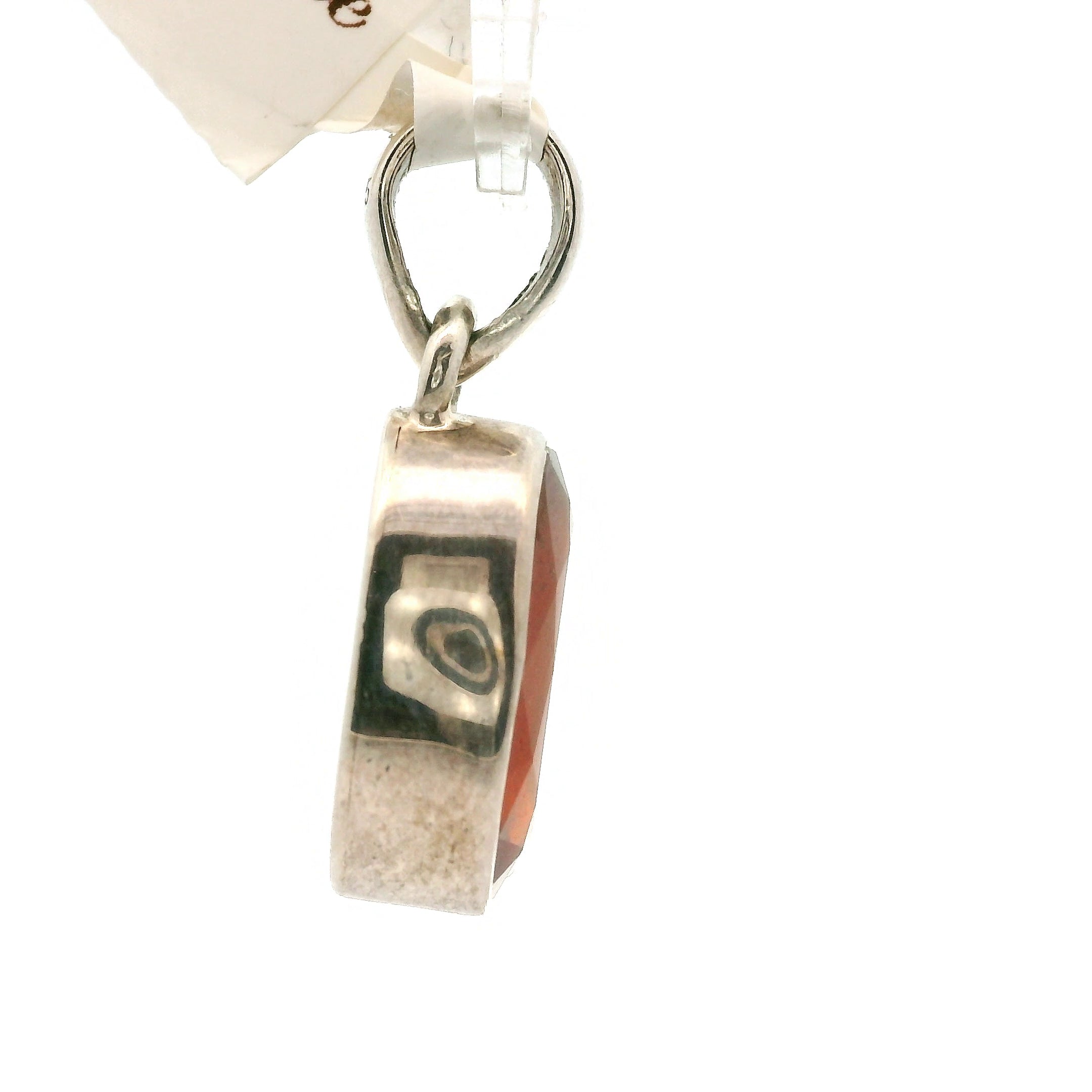 Orange Kyanite Pendant .925 Silver for Meditation and Energetic Cleansing