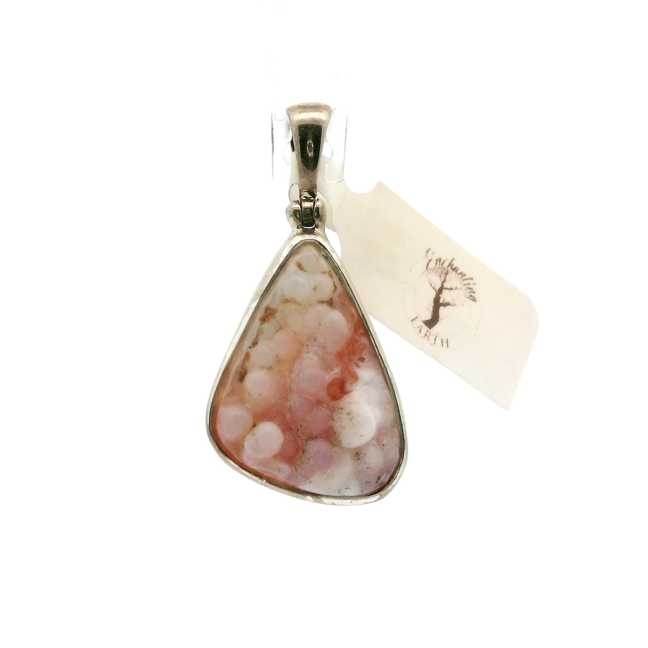 Magma Chalcedony Pendant .925 Silver for Promoting Creativity