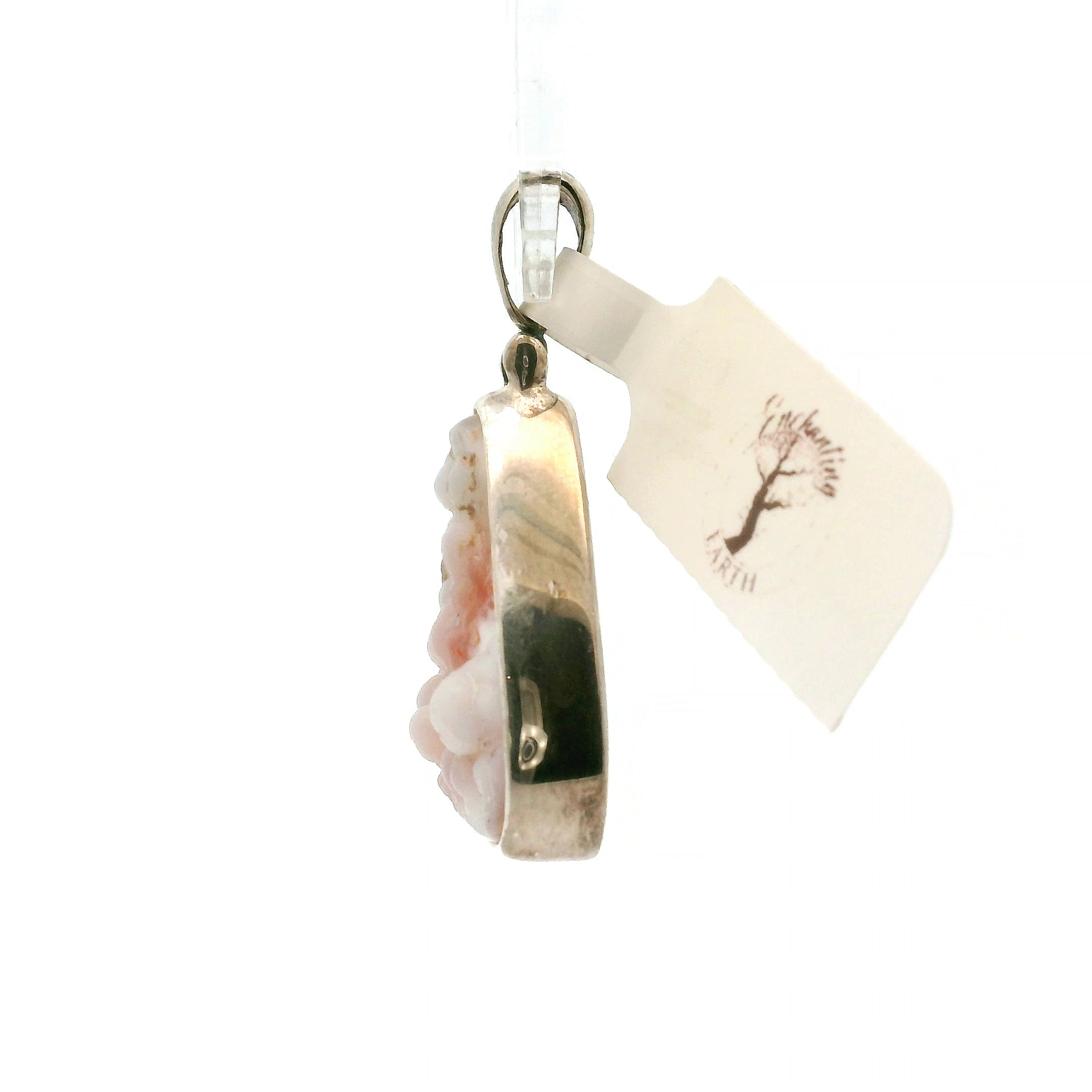 Magma Chalcedony Pendant .925 Silver for Promoting Creativity