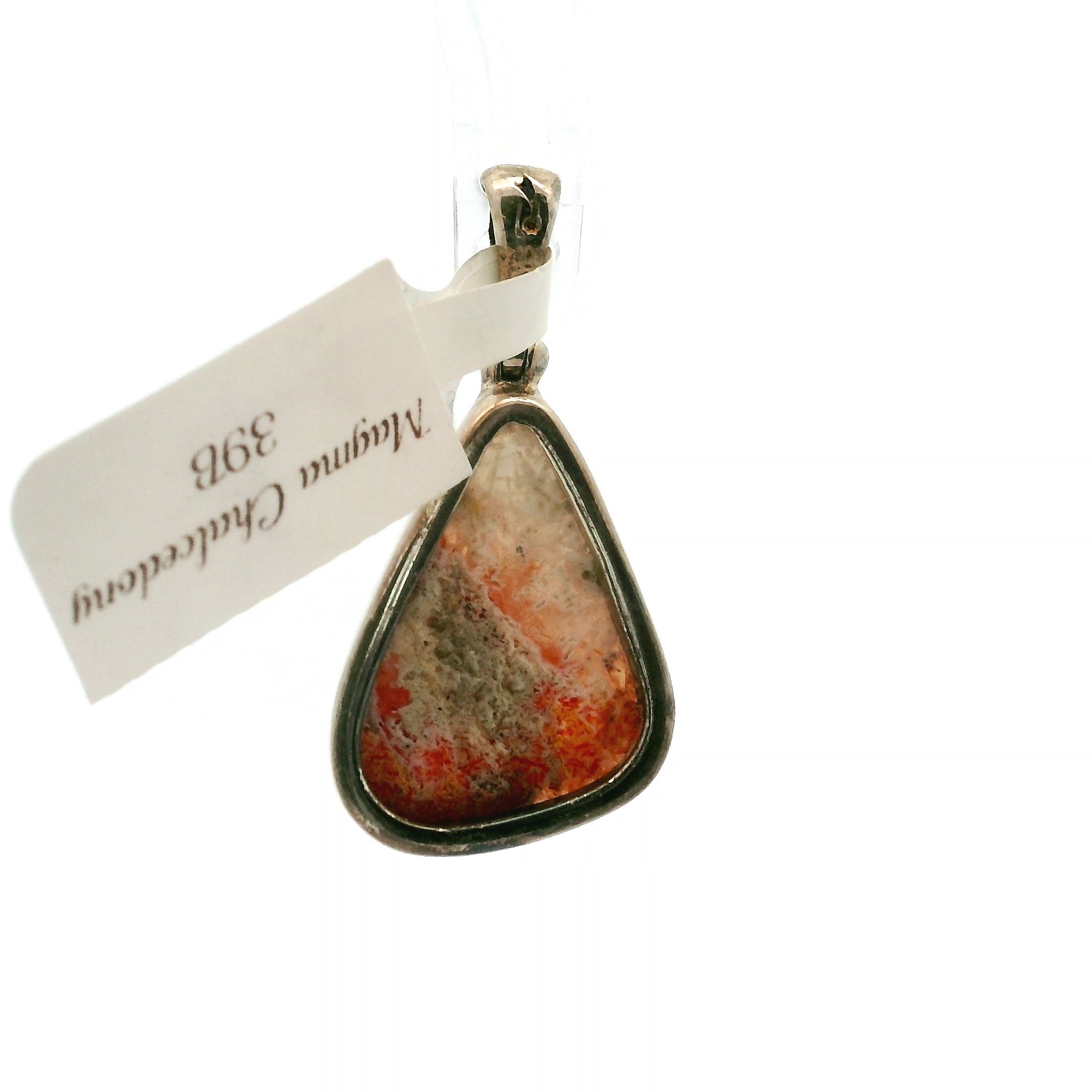 Magma Chalcedony Pendant .925 Silver for Promoting Creativity