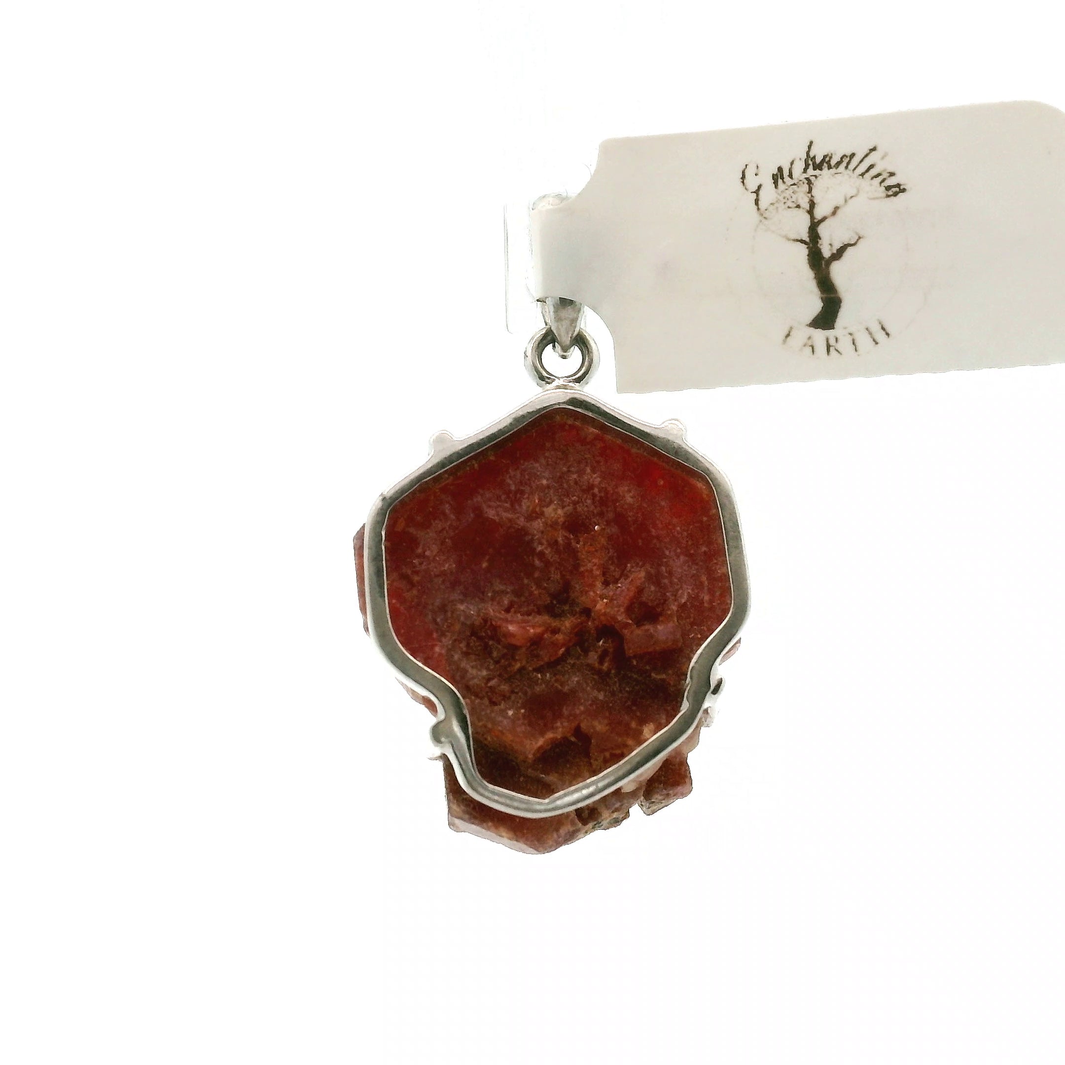Vanadinite Pendant .925 Silver for Connecting with a Higher Purpose and Dream Recall