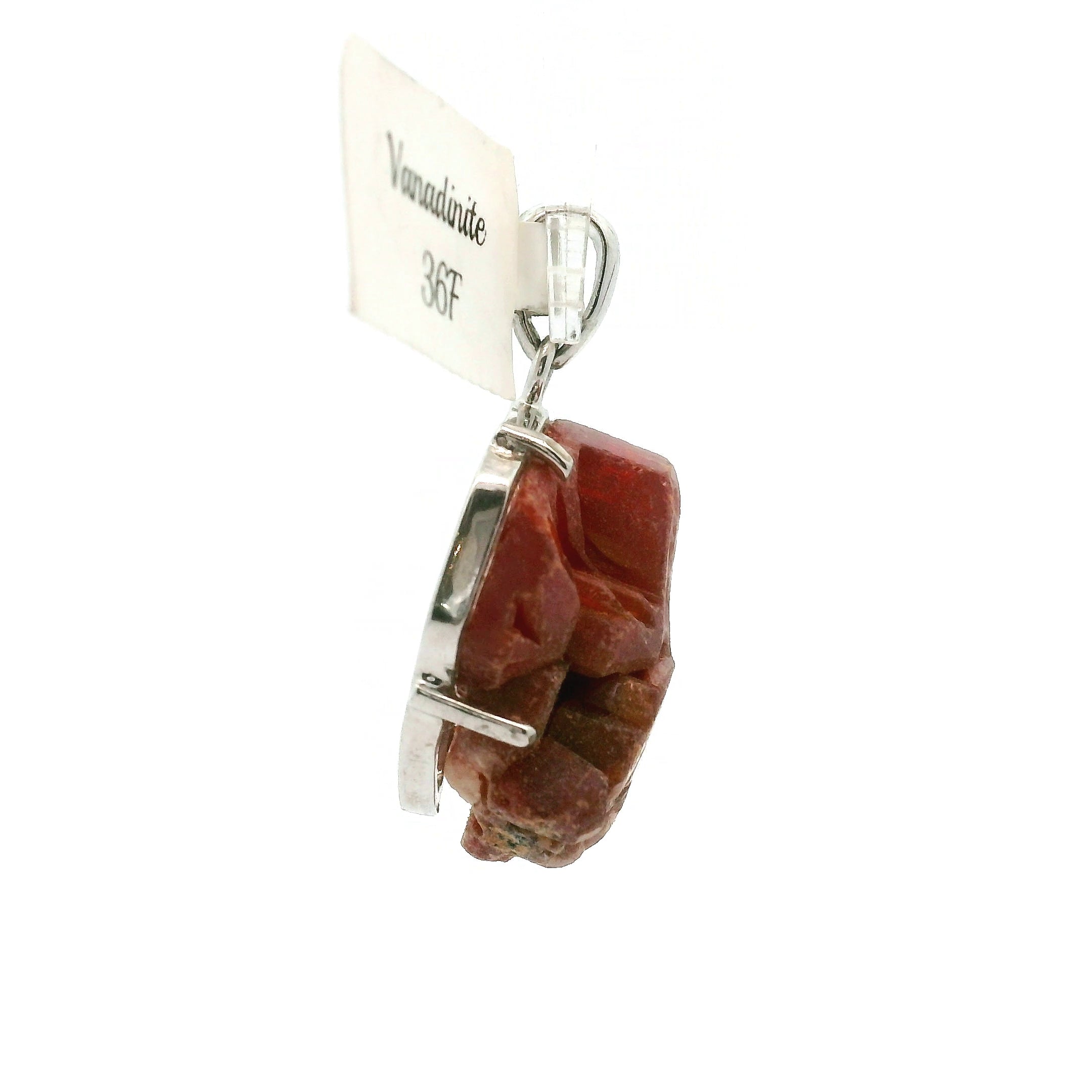 Vanadinite Pendant .925 Silver for Connecting with a Higher Purpose and Dream Recall