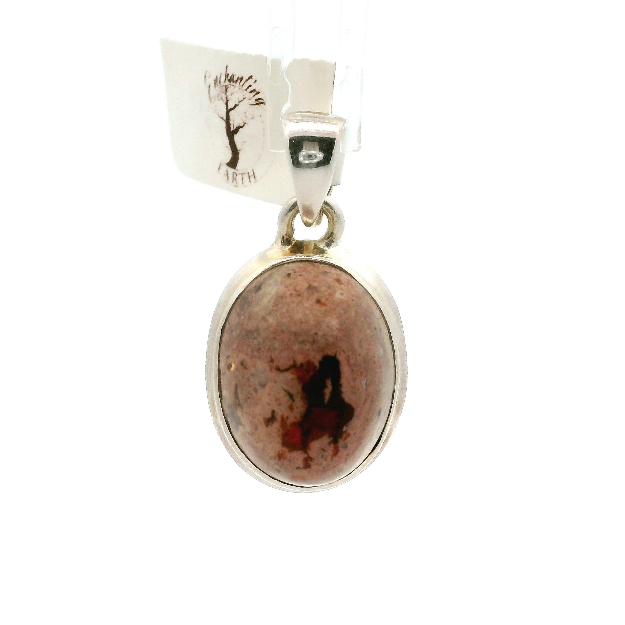Fire Opal Pendant .925 Silver for Confidence and Increasing Motivation