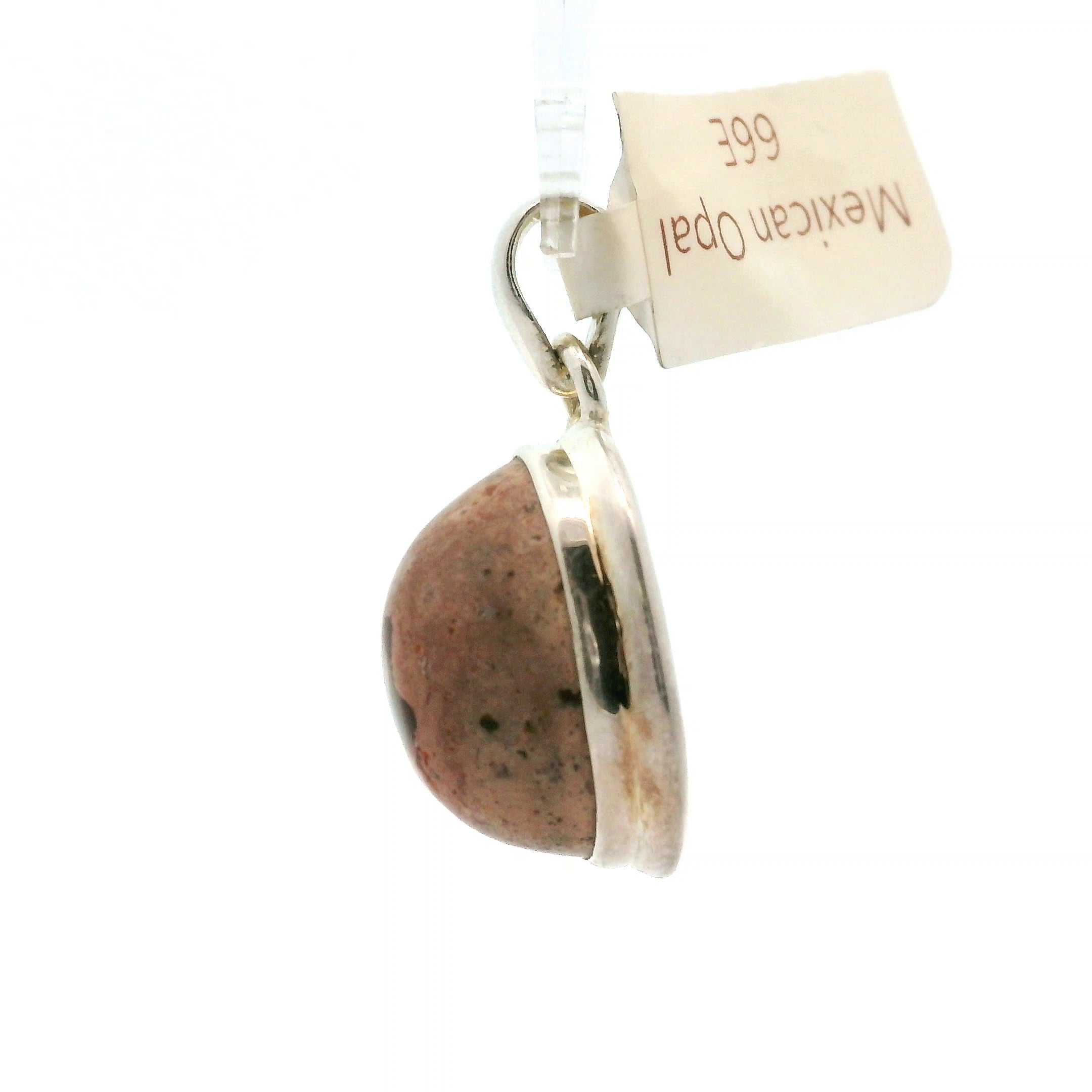 Fire Opal Pendant .925 Silver for Confidence and Increasing Motivation