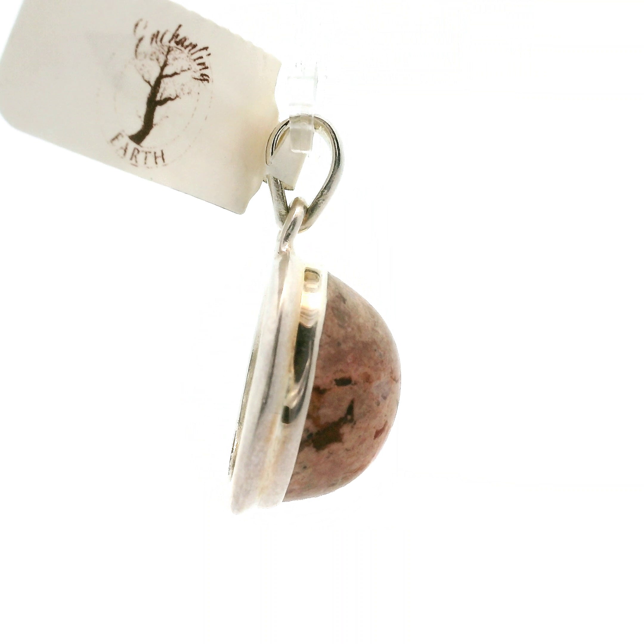 Fire Opal Pendant .925 Silver for Confidence and Increasing Motivation