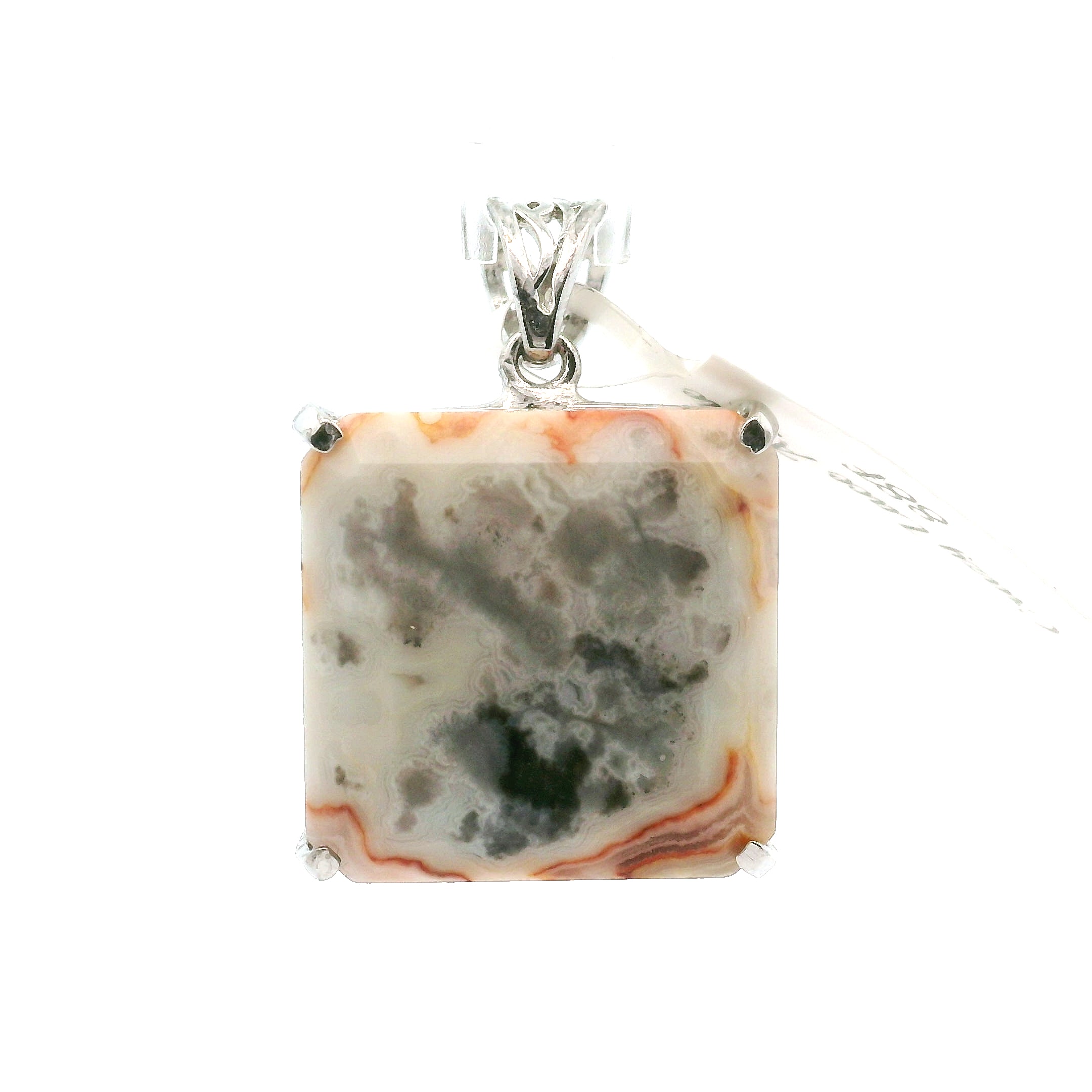 Crazy Lace Agate Pendants in .925 Silver for Promoting Creativity, Hope, New Ideas & Positivity