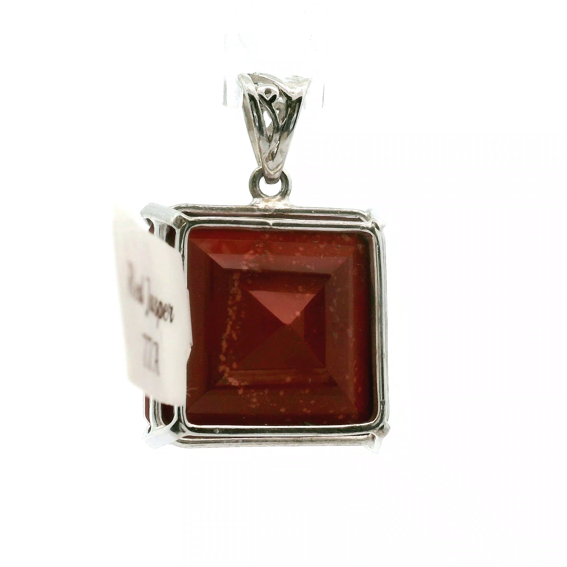 Red Jasper Pendant .925 Silver for Creativity, Strength and Vitality