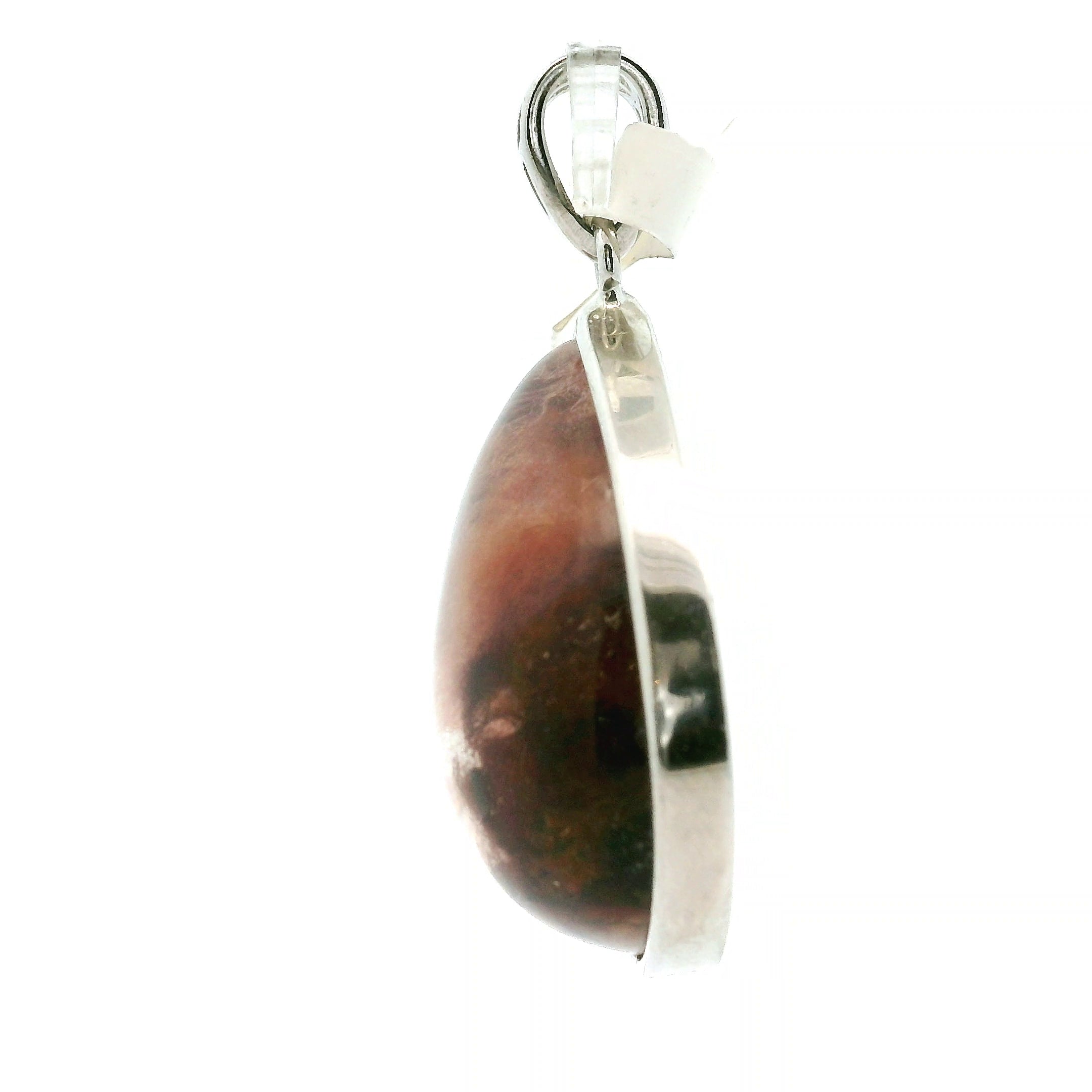 Amphibole Quartz Pendant .925 Sterling Silver for Angelic Connection, Lucid Dreaming and Protection