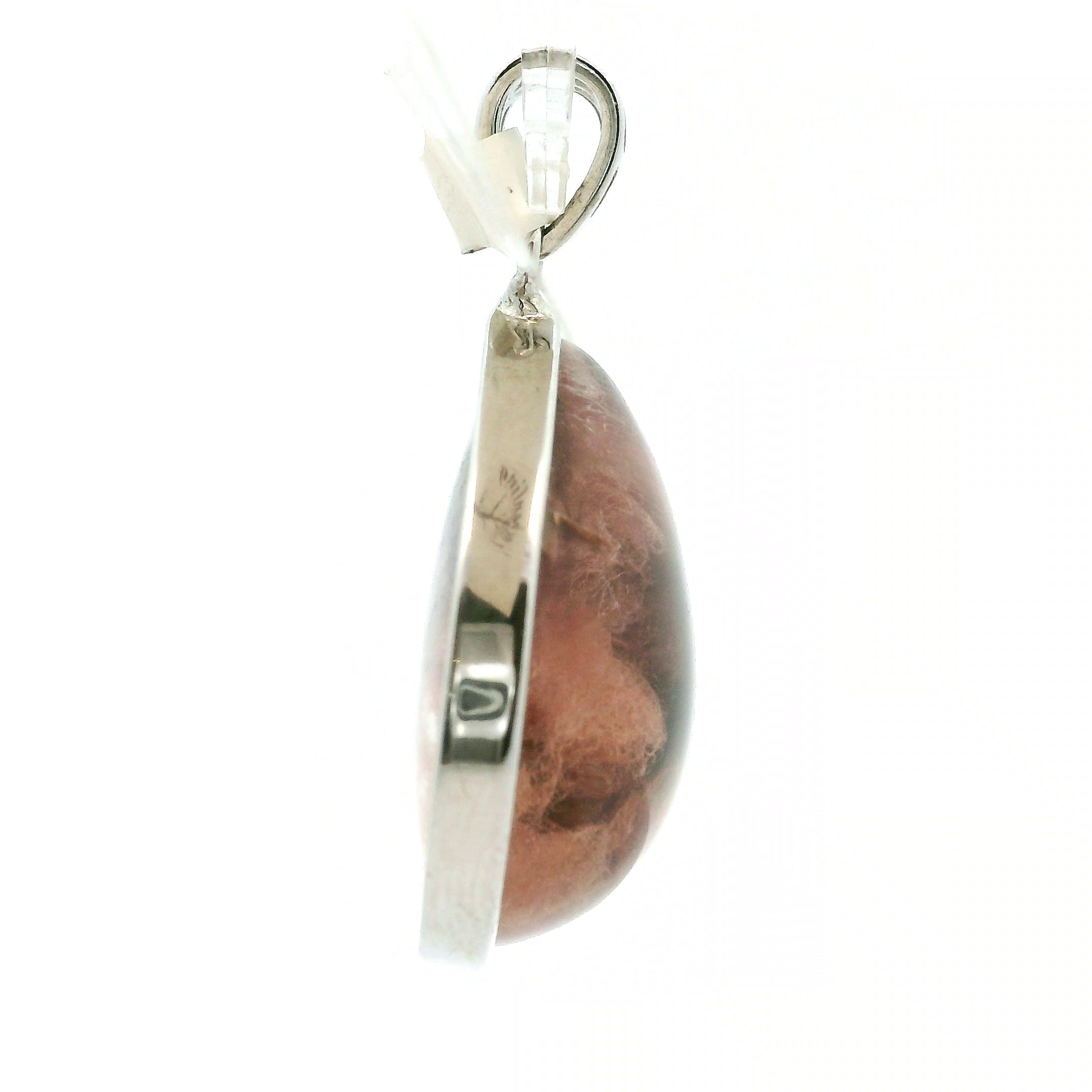 Amphibole Quartz Pendant .925 Sterling Silver for Angelic Connection, Lucid Dreaming and Protection