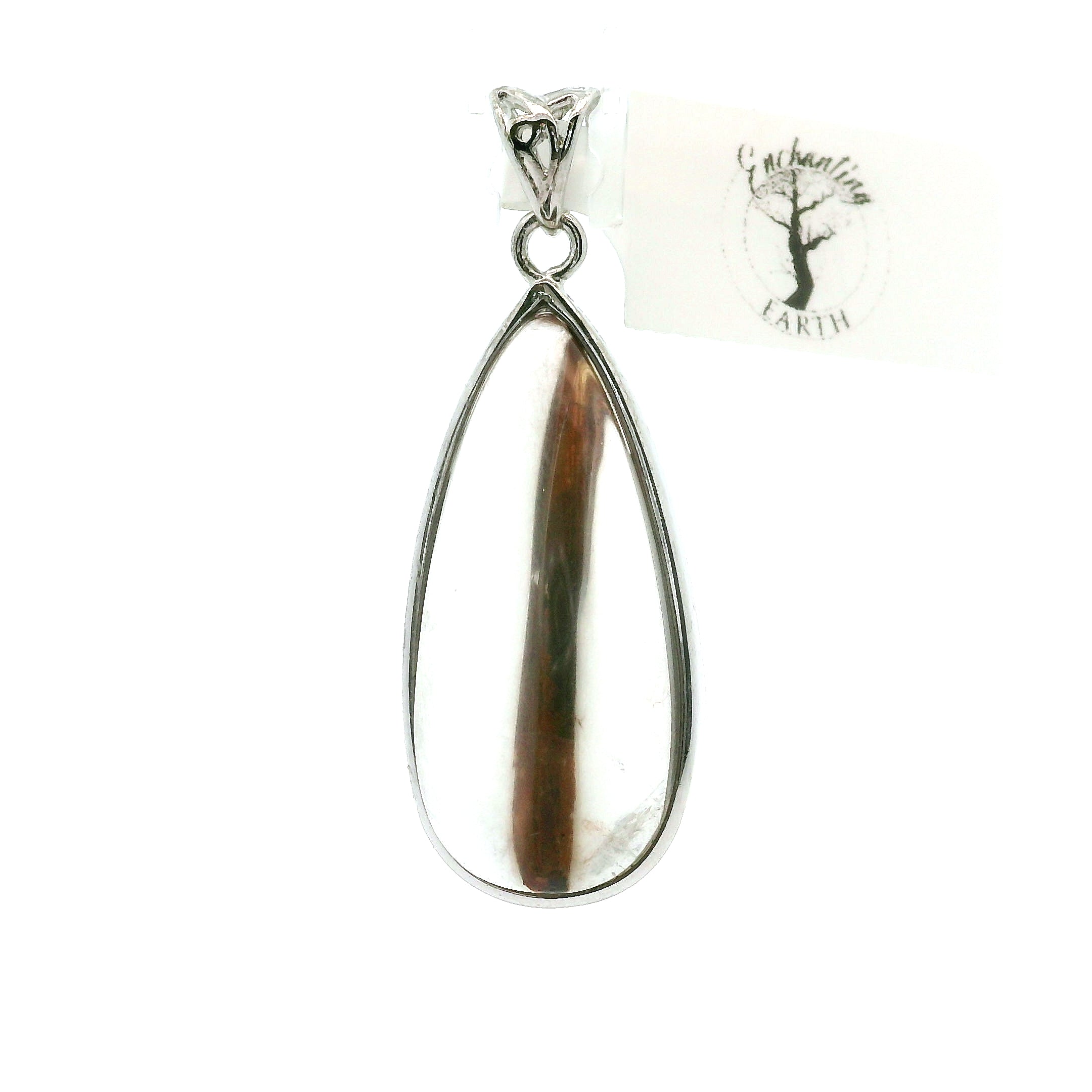 Amphibole Quartz Pendant .925 Sterling Silver for Angelic Connection, Lucid Dreaming and Protection