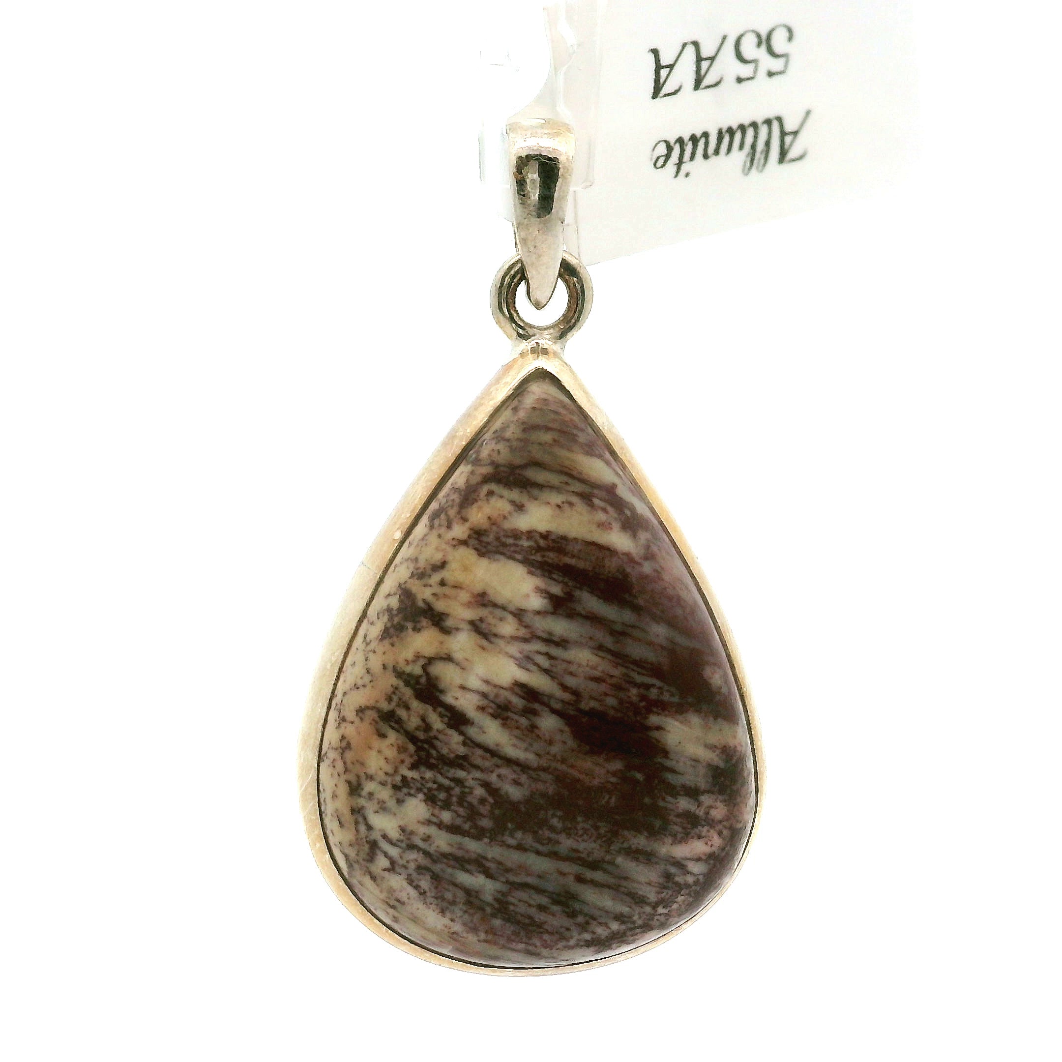 Alunite Pendant in .925 Silver for Strength and Grounding