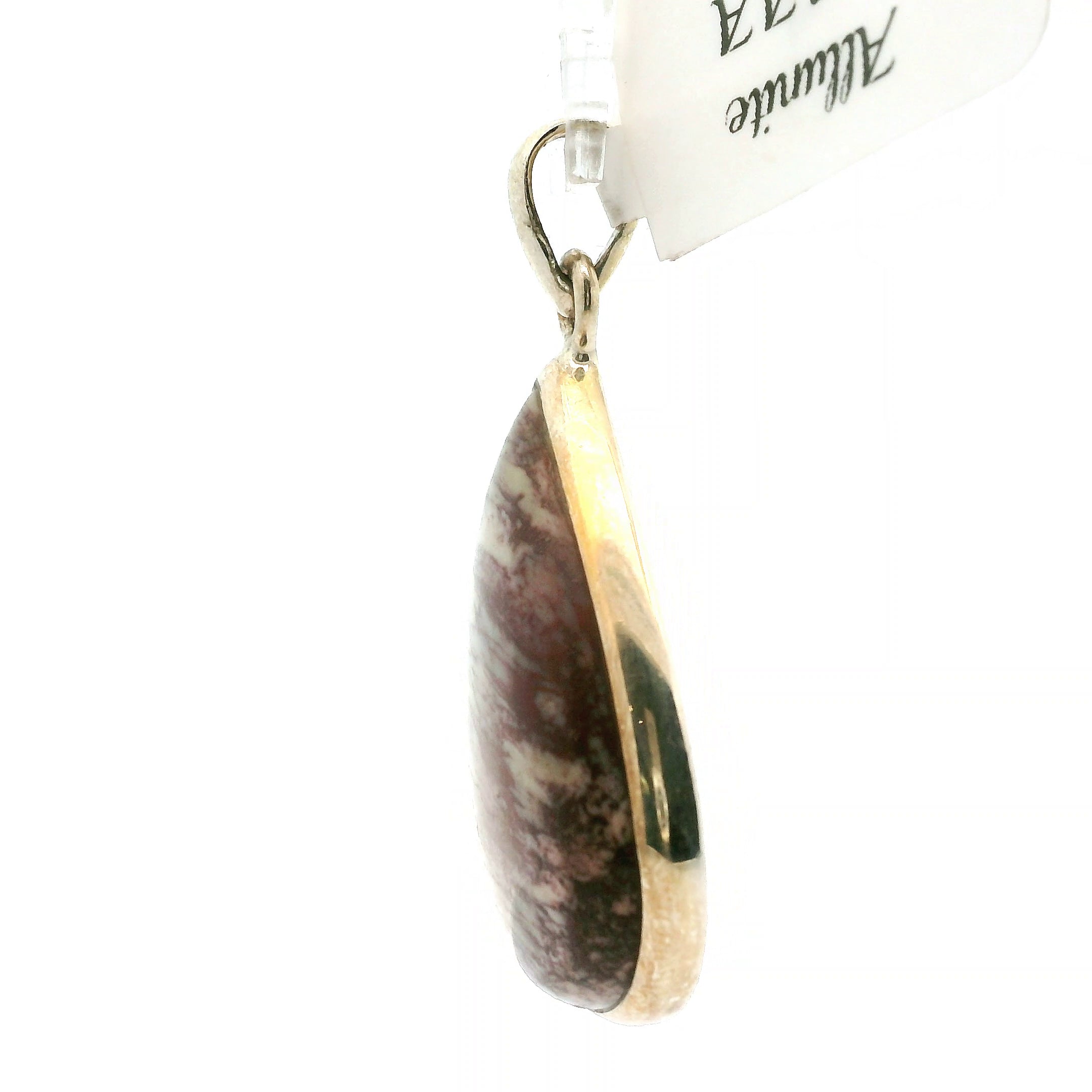 Alunite Pendant in .925 Silver for Strength and Grounding