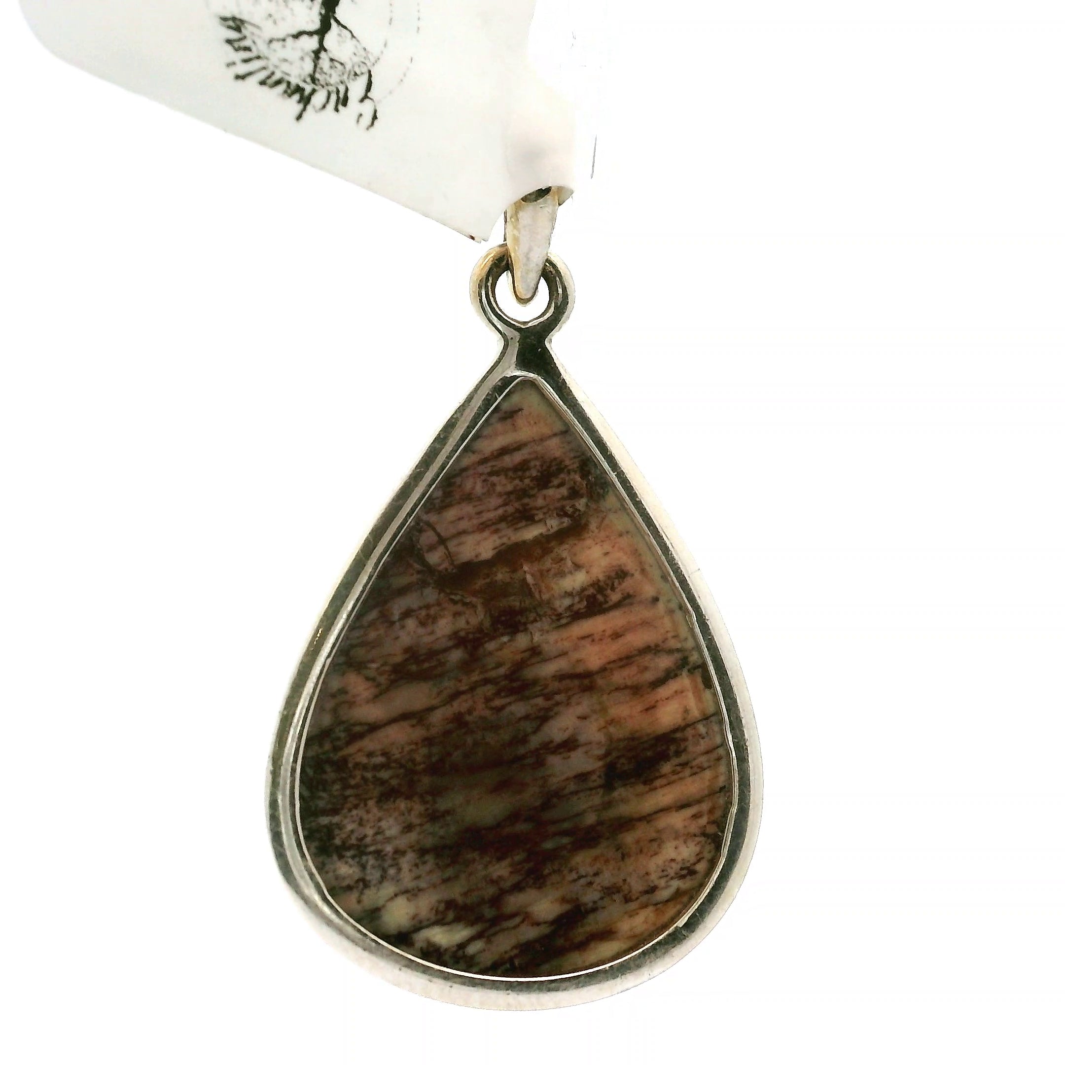 Alunite Pendant in .925 Silver for Strength and Grounding
