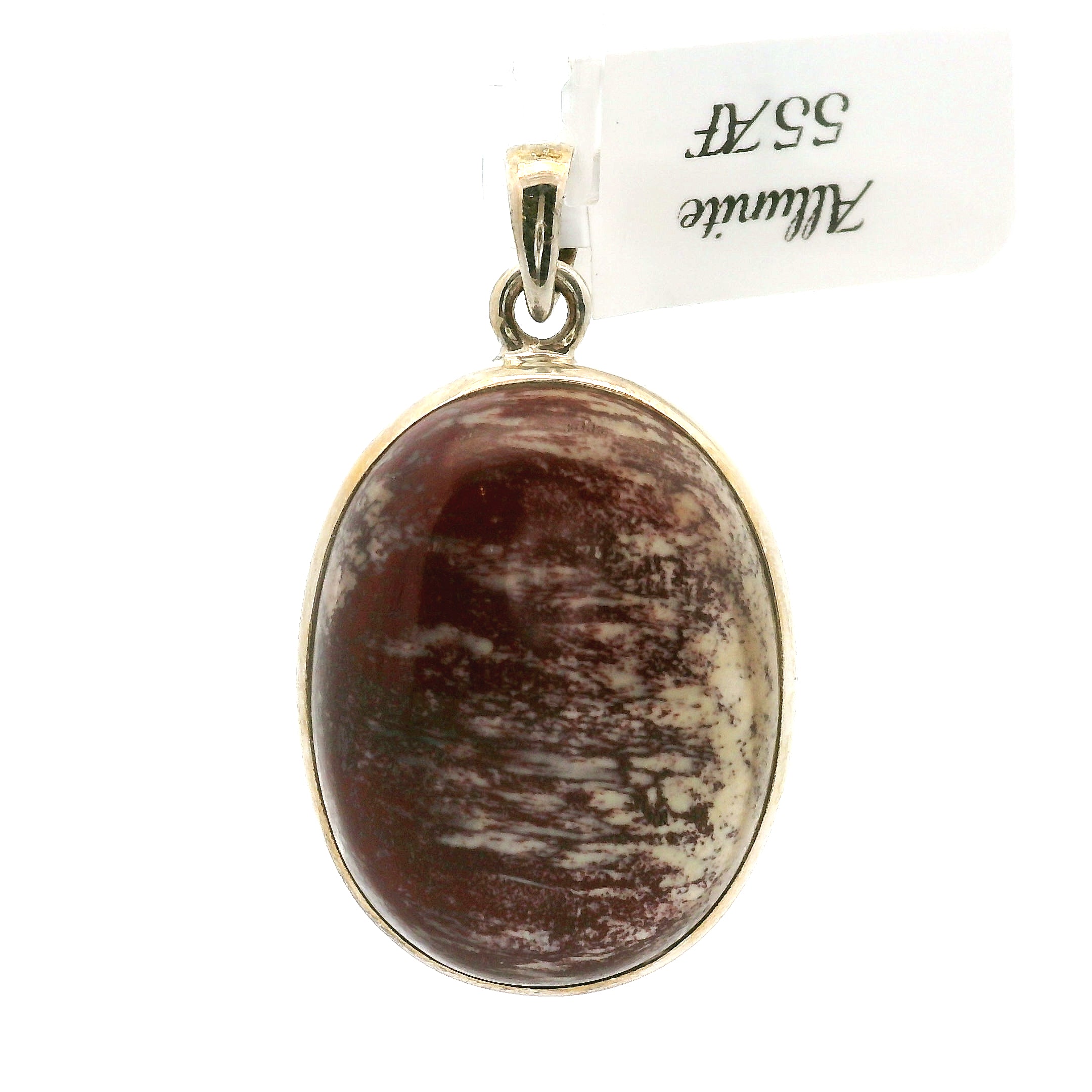 Alunite Pendant in .925 Silver for Strength and Grounding