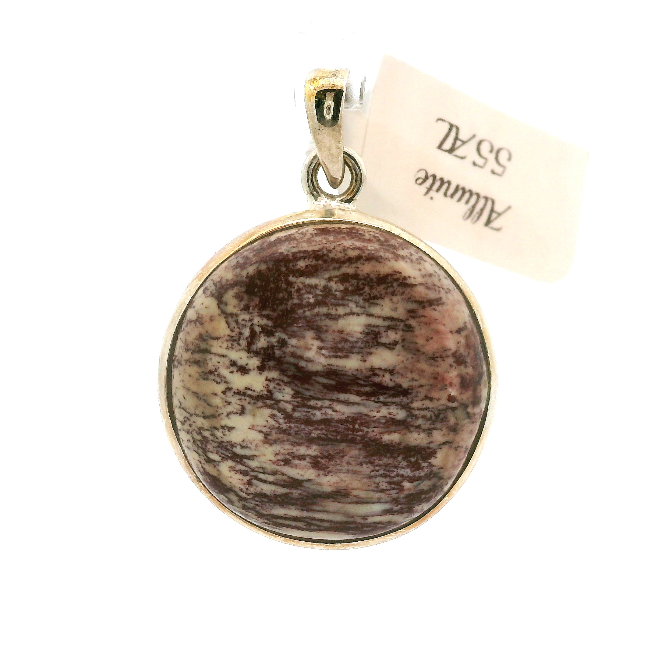 Alunite Pendant in .925 Silver for Strength and Grounding