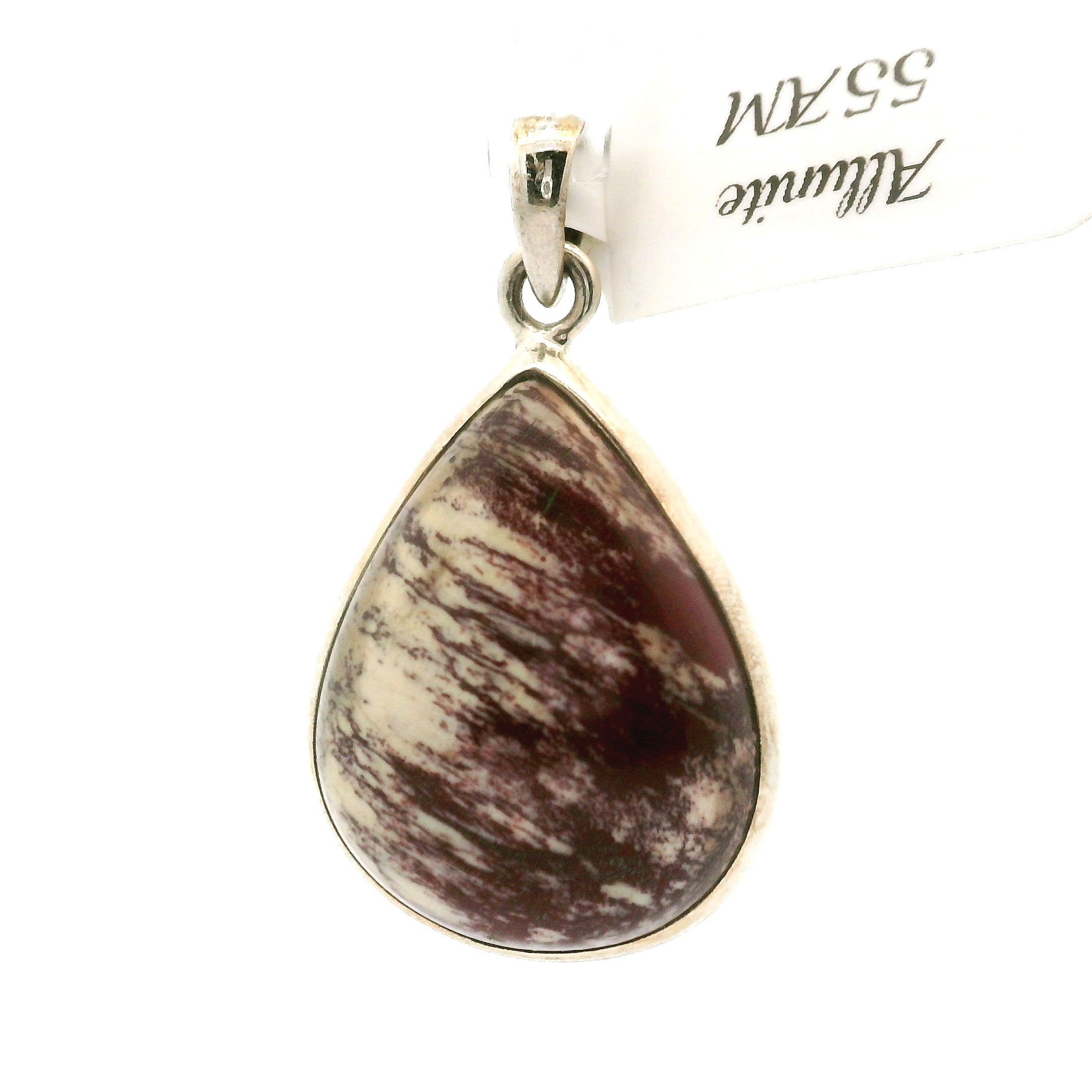 Alunite Pendant in .925 Silver for Strength and Grounding