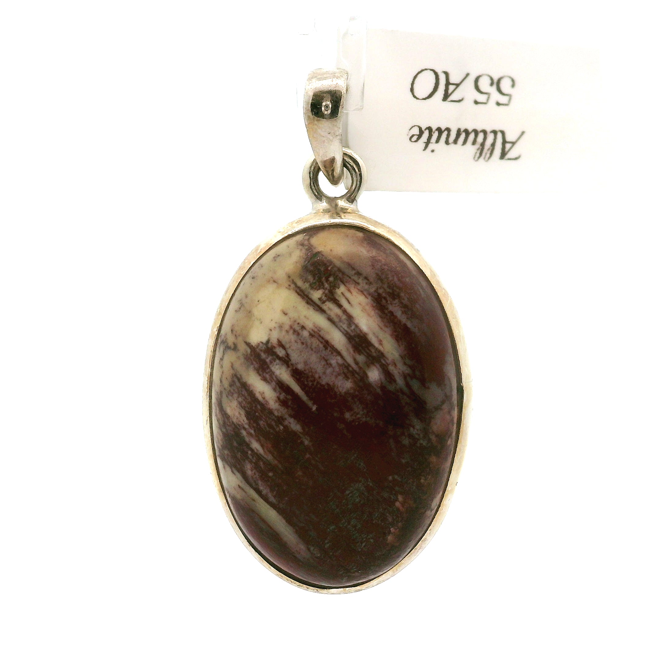 Alunite Pendant in .925 Silver for Strength and Grounding