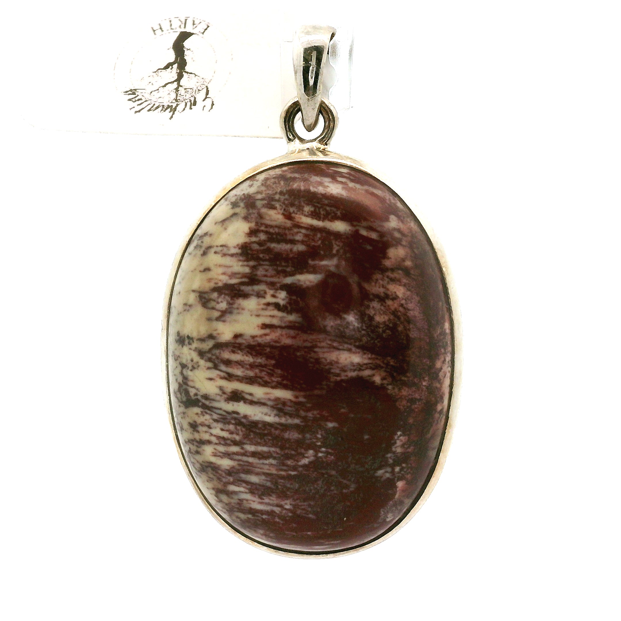 Alunite Pendant in .925 Silver for Strength and Grounding
